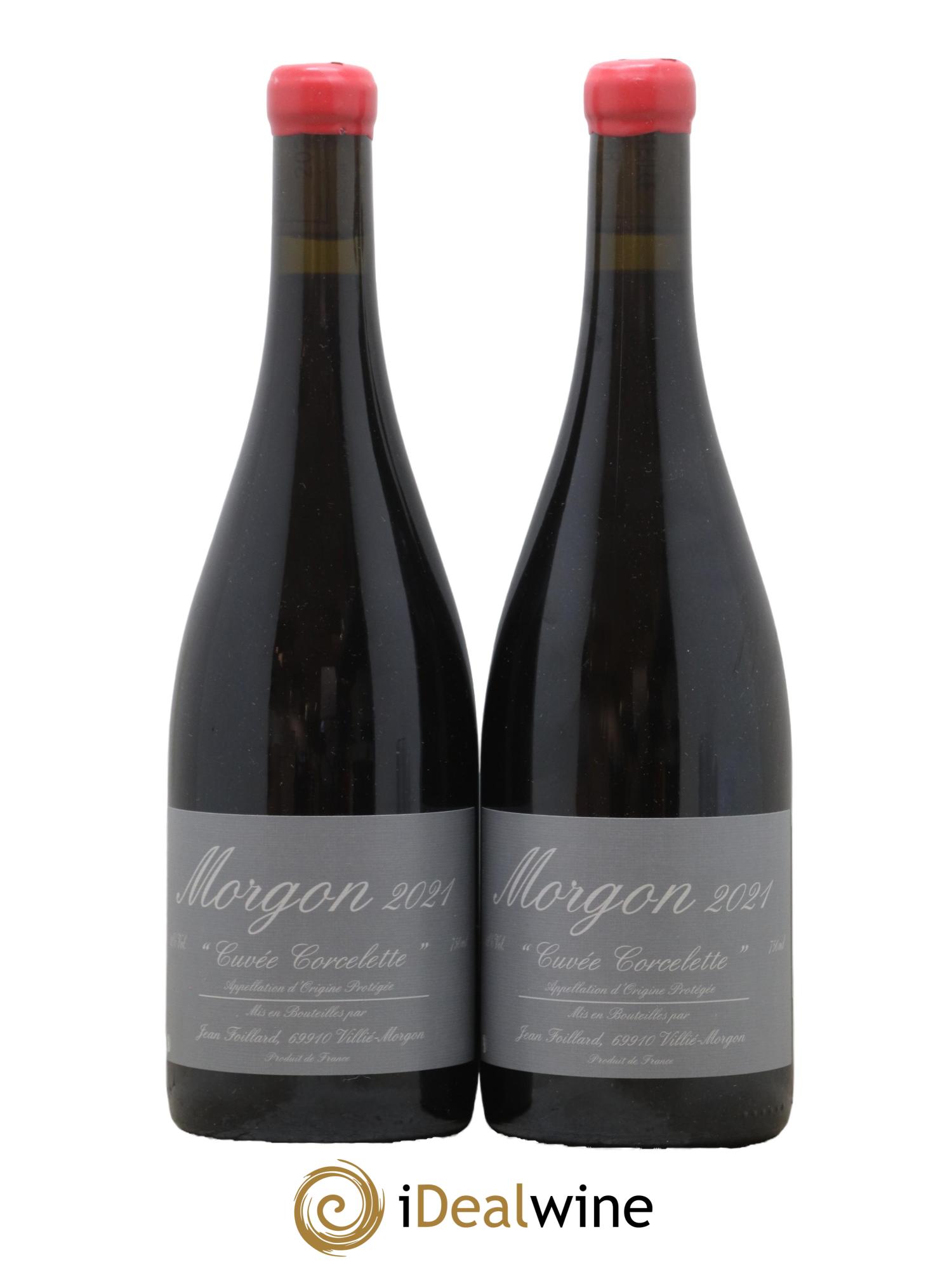 Morgon Corcelette Jean Foillard 2021 - Lot de 2 bouteilles - 0