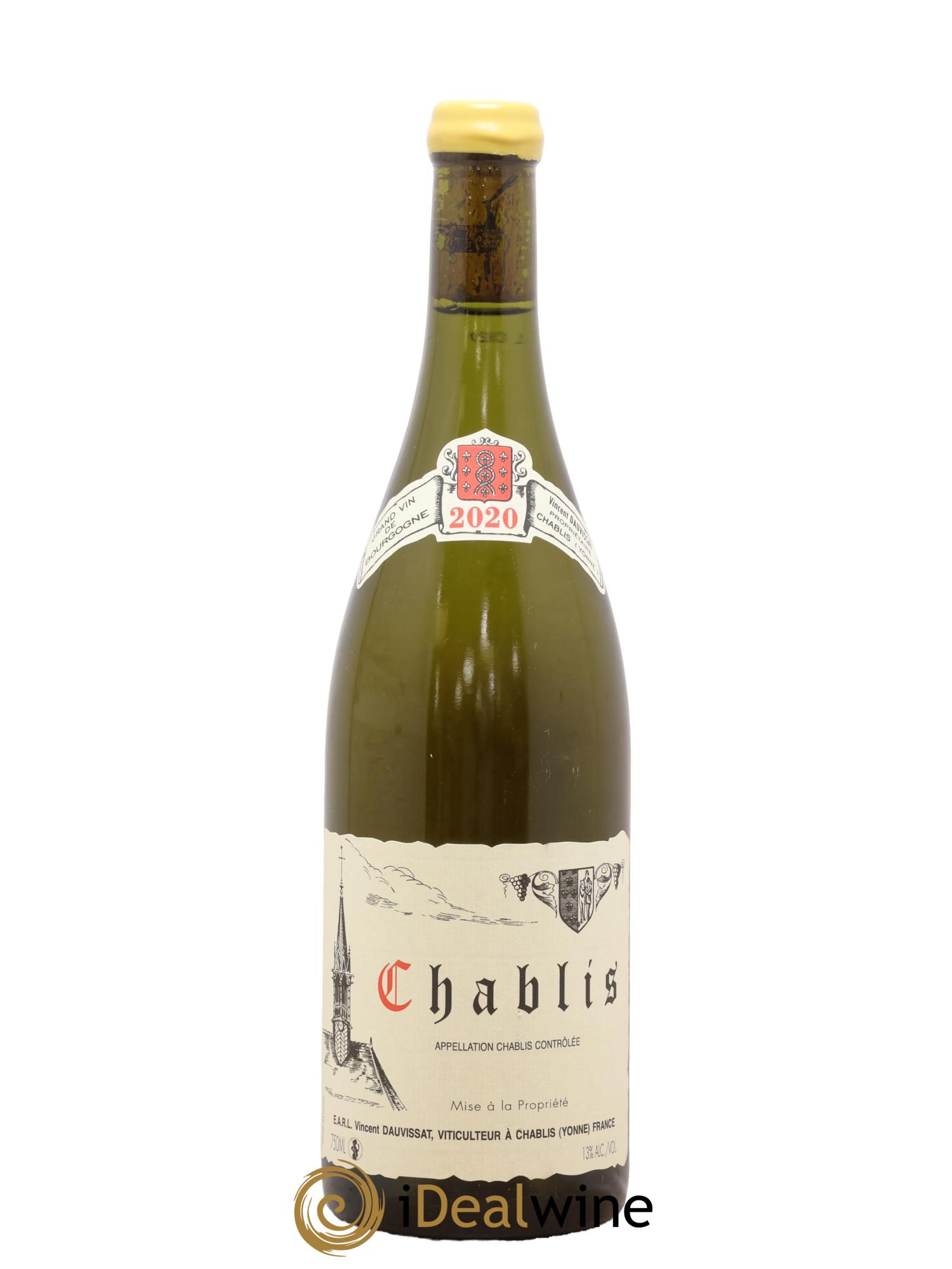 Chablis Vincent Dauvissat (Domaine) 2020 - Lot de 1 bouteille - 0