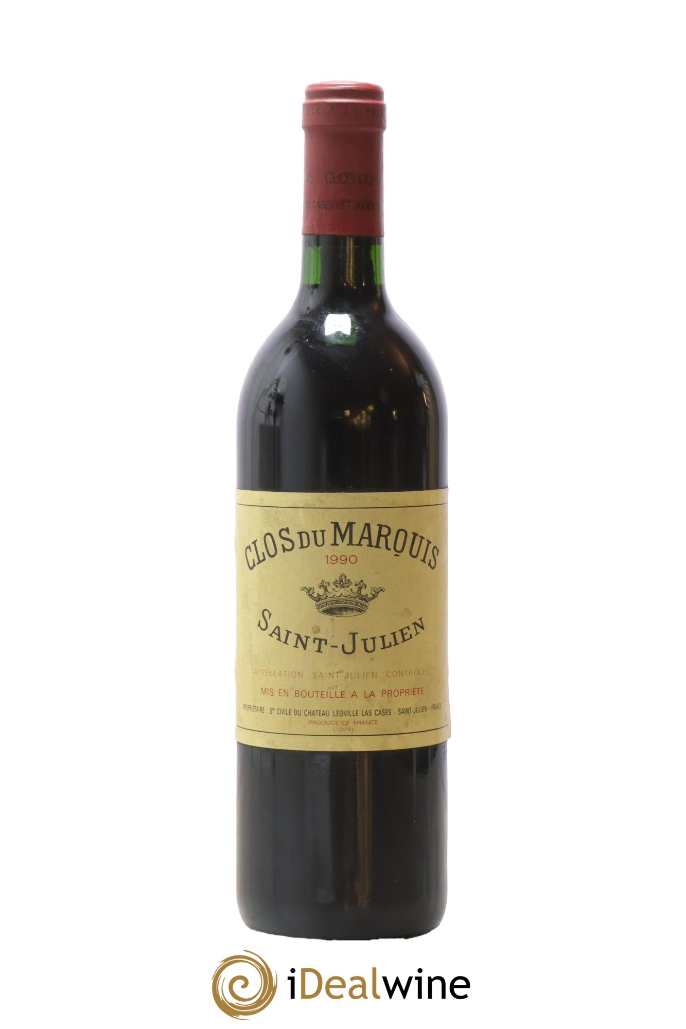 Clos du Marquis 1990 - Lot de 1 bouteille - 0
