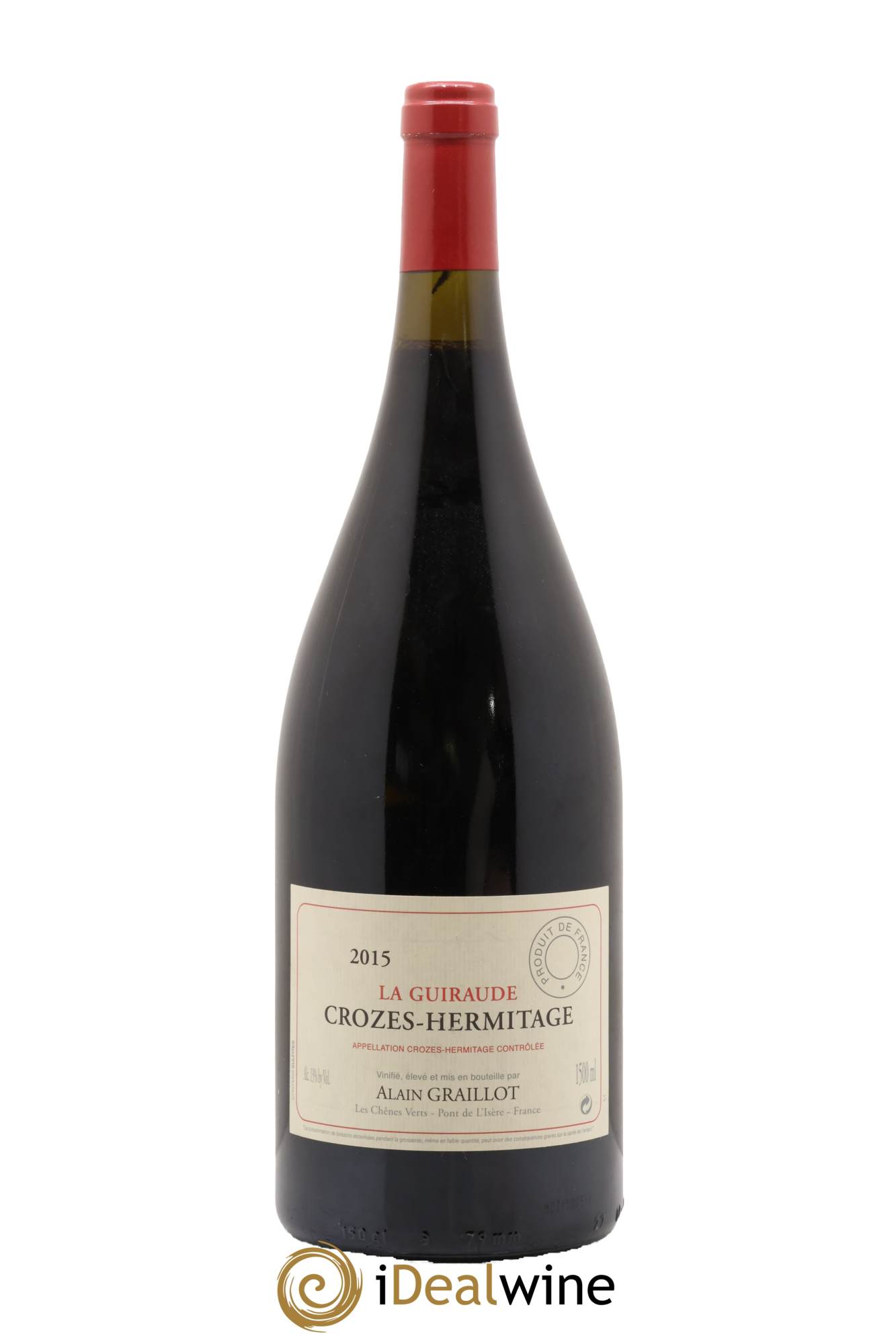 Crozes-Hermitage La Guiraude Domaine Graillot 2015 - Lot de 1 magnum - 0