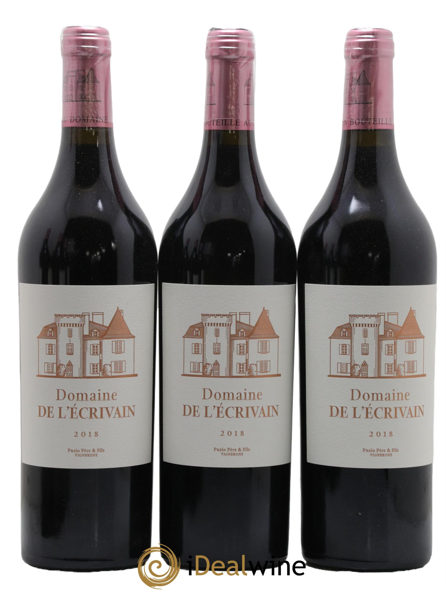 Divers Perigord Domaine de L'Ecrivain 2018 - Lot de 6 bouteilles - 1