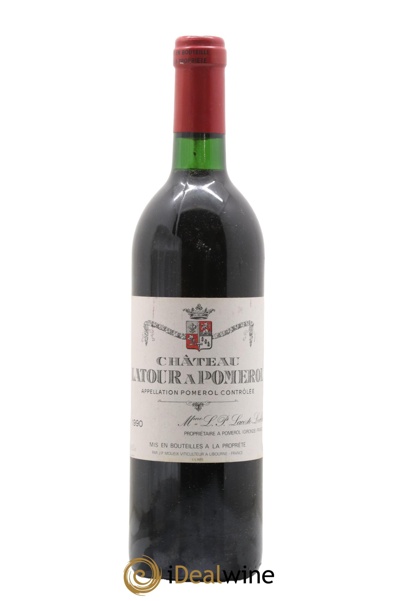 Château Latour à Pomerol 1990 - Lot de 1 bouteille - 0