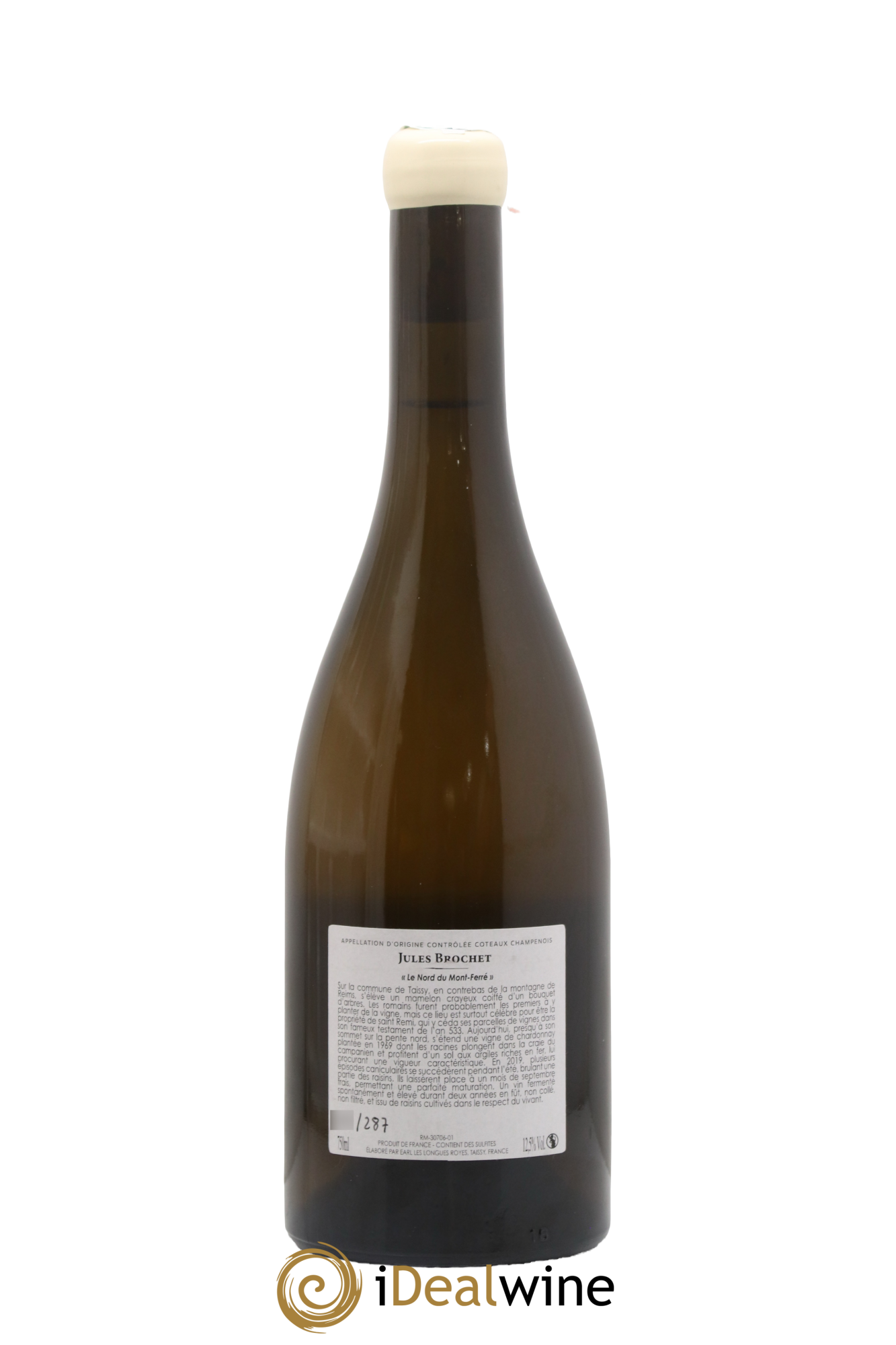 Le Nord du Mont Ferré Jules Brochet 2019 - Lot de 1 bouteille - 1