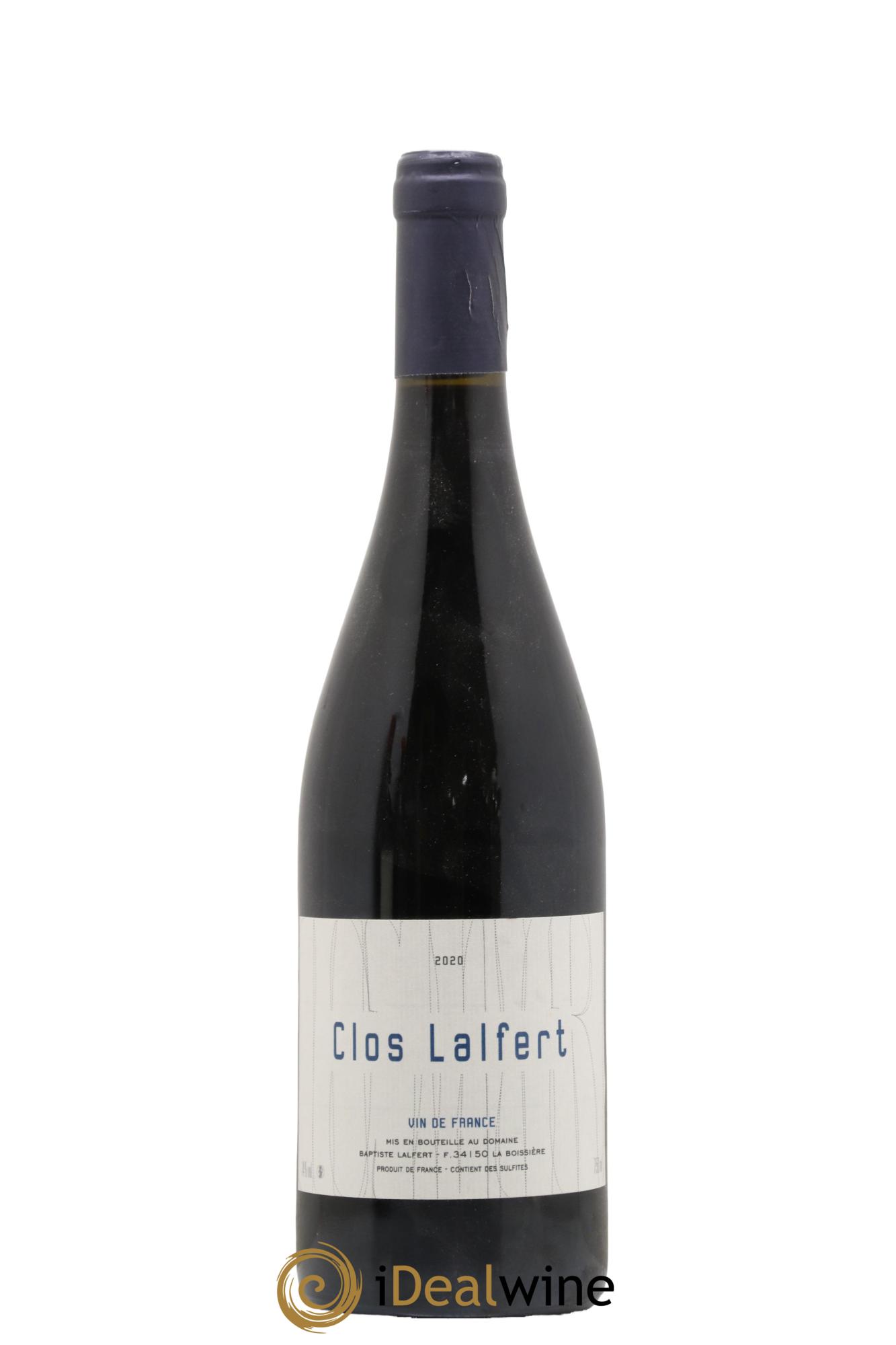 Vin de France Clos Lalfert - Baptiste Lalfert 2020 - Lot de 1 bouteille - 0