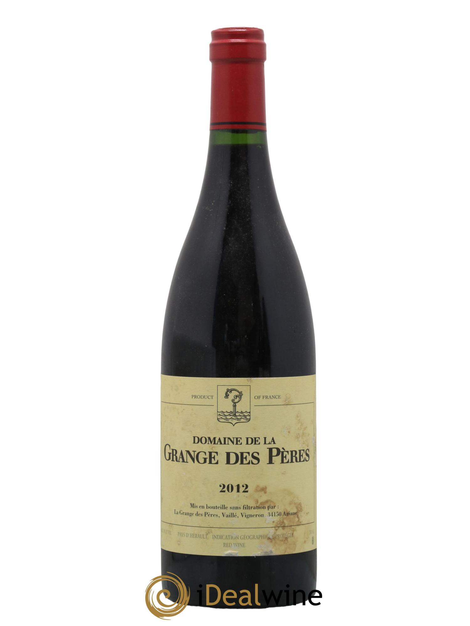 Pays d'Hérault Grange des Pères Laurent Vaillé 2012 - Lot de 1 bouteille - 0