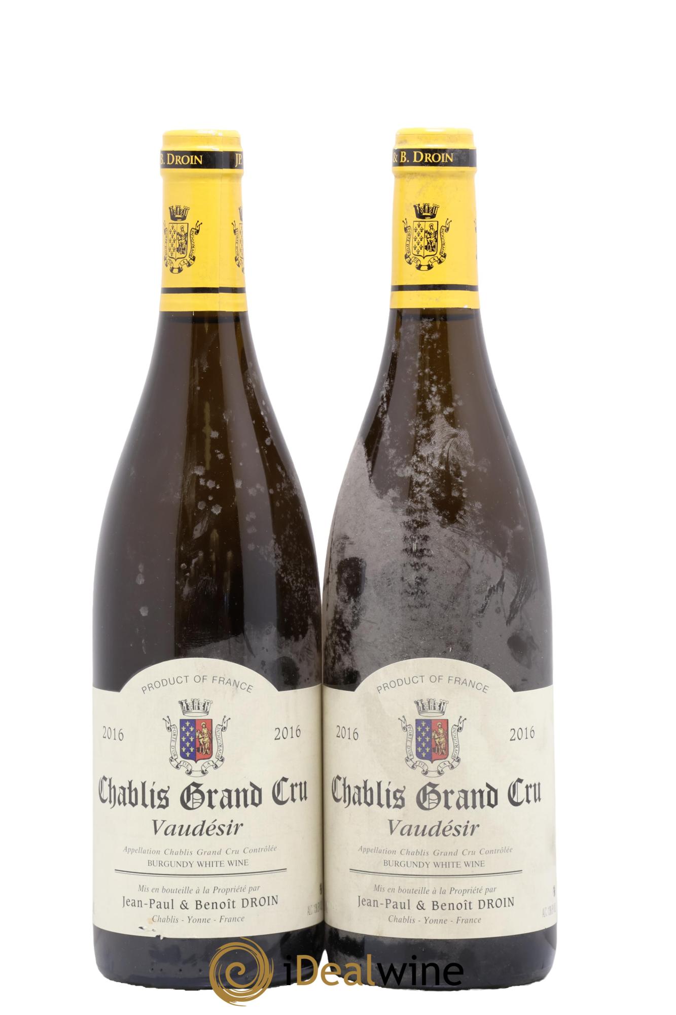 Chablis Grand Cru Vaudésir Jean-Paul & Benoît Droin (Domaine) 2016 - Lot de 2 bouteilles - 0