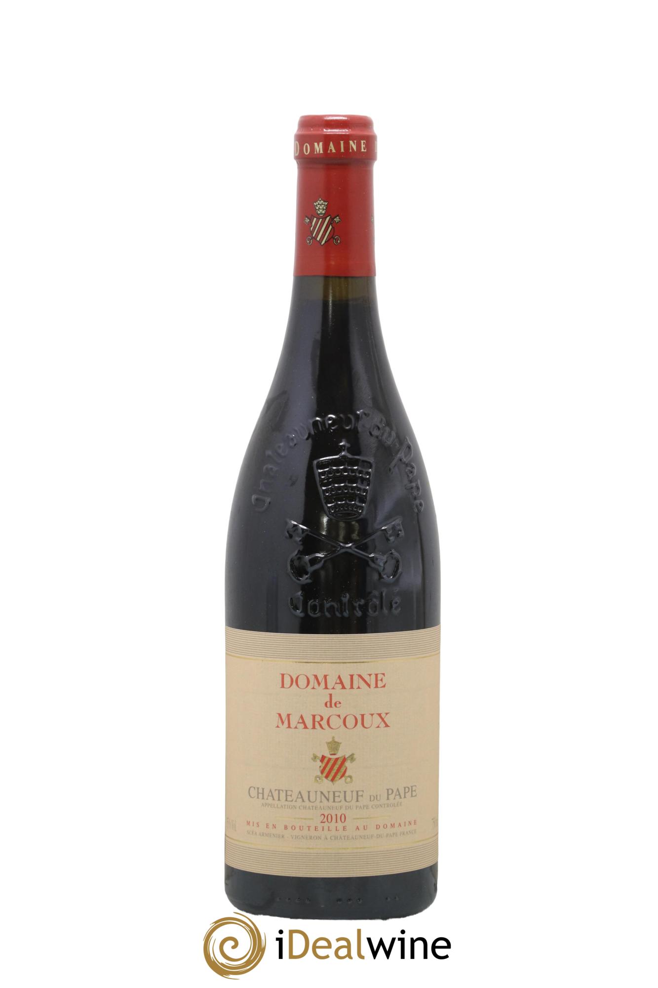 Châteauneuf-du-Pape Marcoux (Domaine de) 2010 - Lot de 1 bouteille - 0