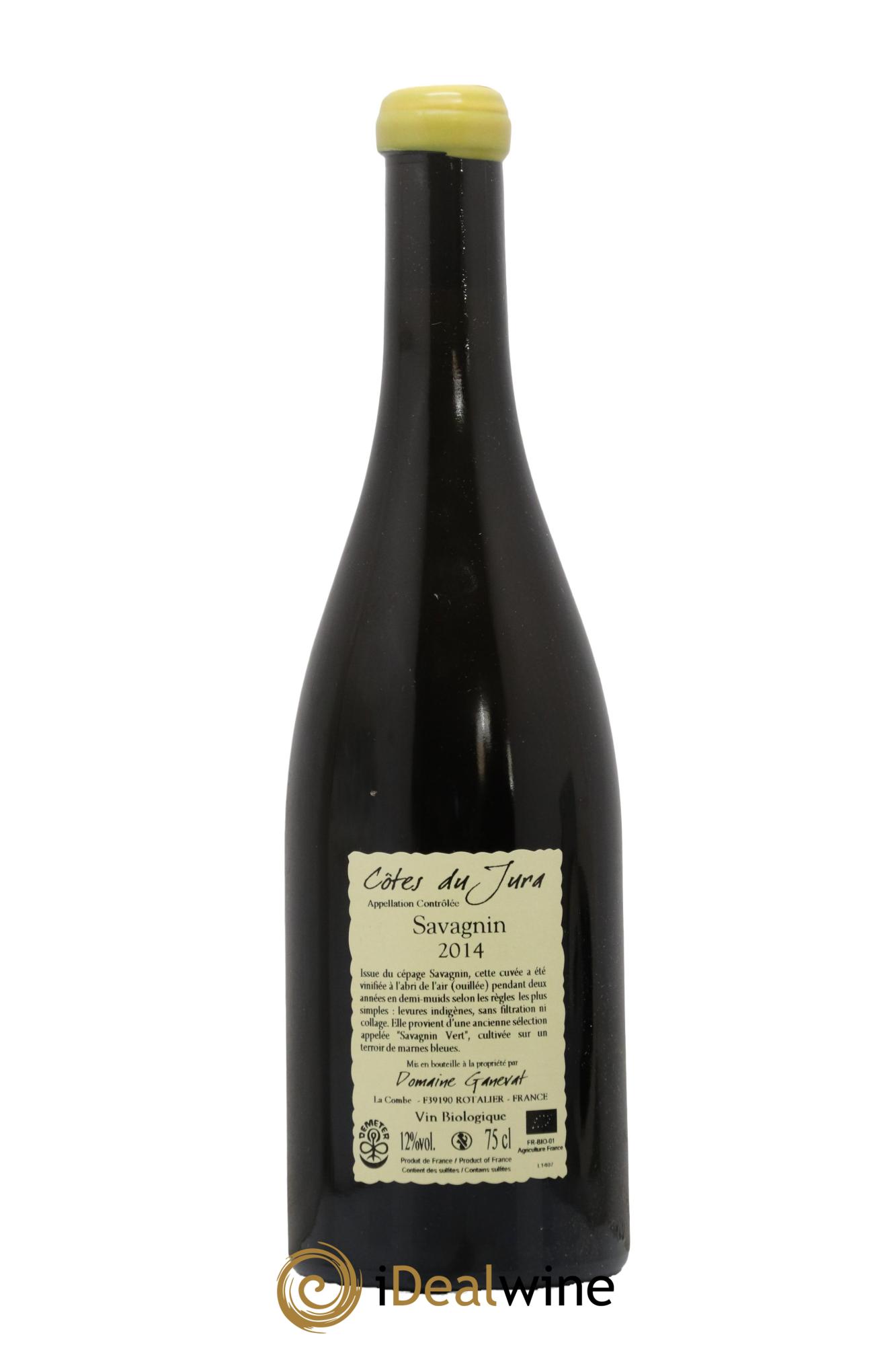 Côtes du Jura Les Chalasses Marnes Bleues Jean-François Ganevat (Domaine) 2014 - Lot de 1 bouteille - 1