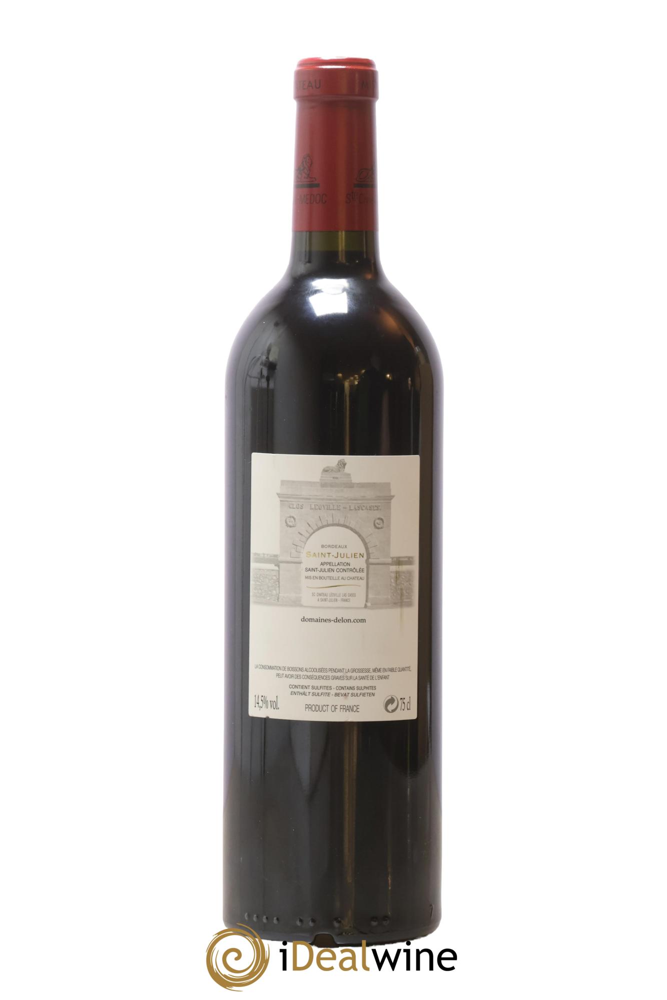 Château Léoville Las Cases 2ème Grand Cru Classé 2018 - Lot de 1 bouteille - 1