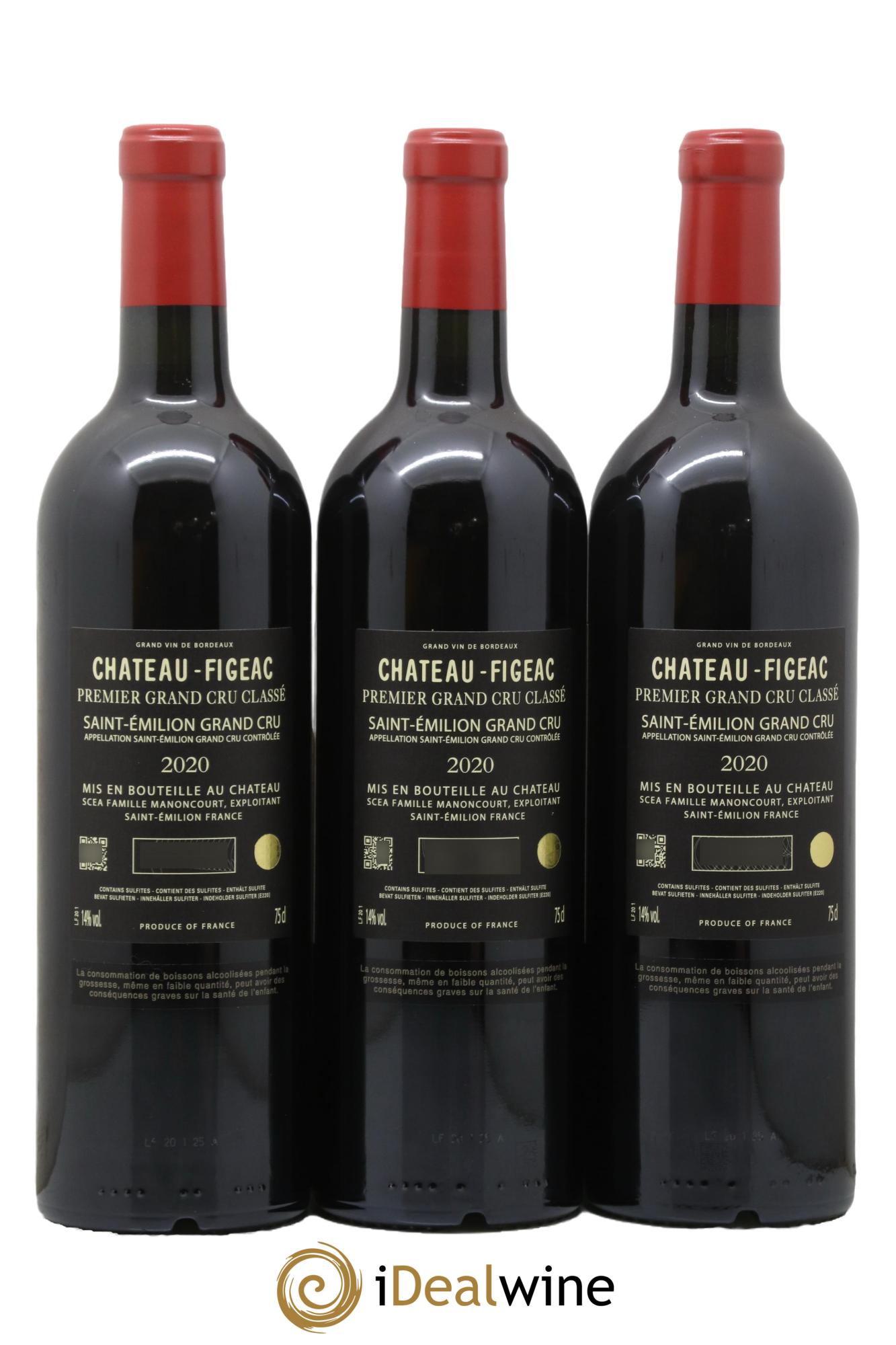Château Figeac 1er Grand Cru Classé A 2020 - Lot de 6 bouteilles - 2