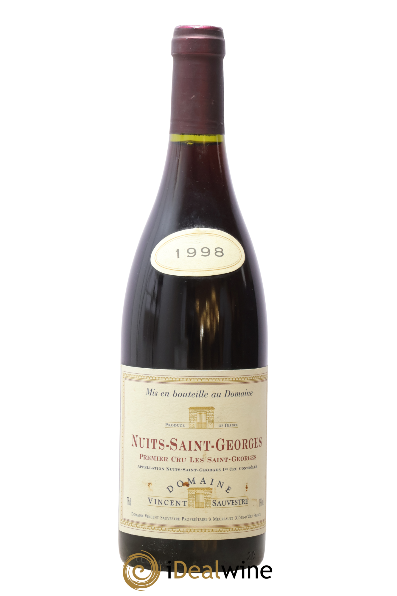 Nuits-Saint-Georges 1er Cru Domaine Vincent Sauvestre 1998 - Lot de 1 bouteille - 0