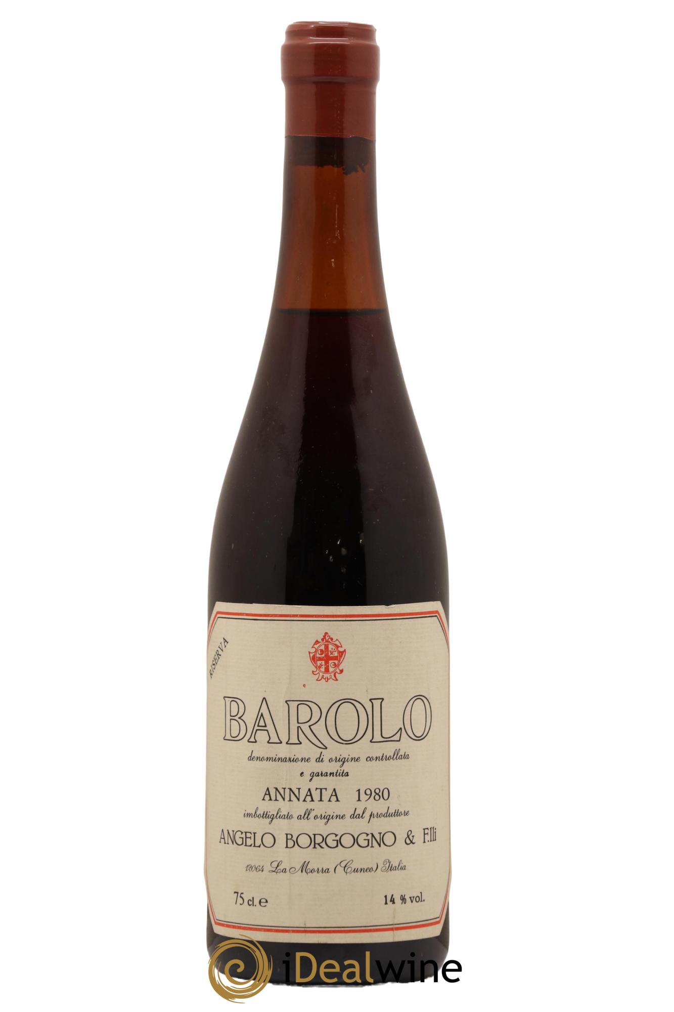 Barolo Riserva Angelo Borgogno 1980 - Lot of 1 bottle - 0