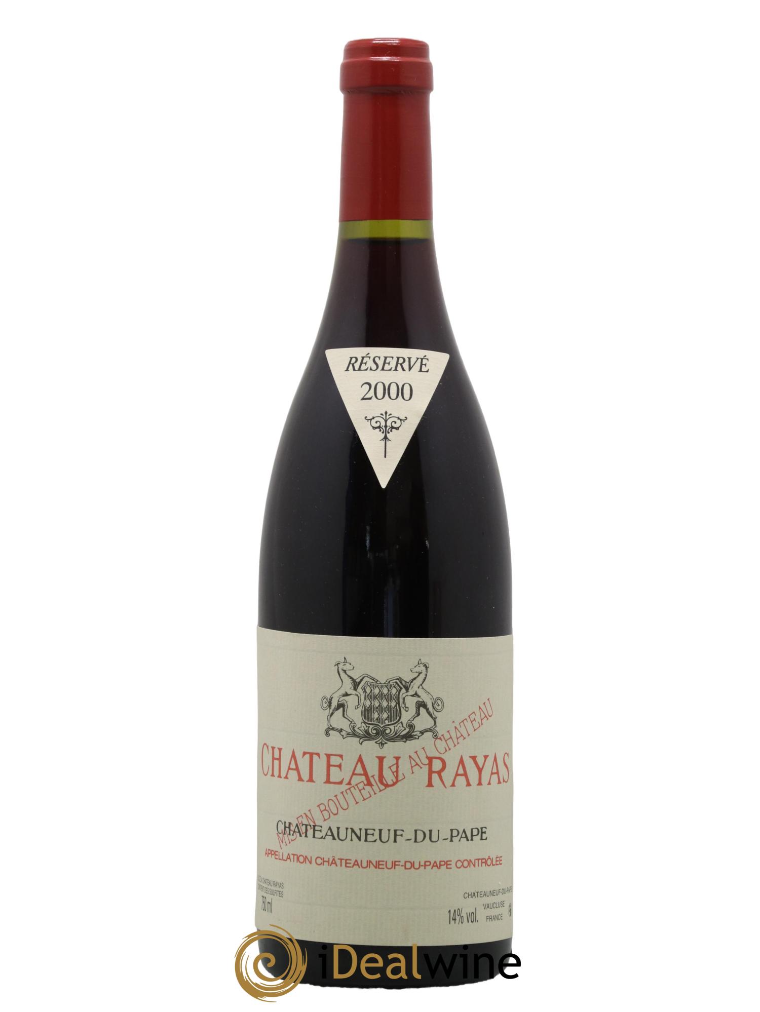 Châteauneuf-du-Pape Château Rayas Emmanuel Reynaud 2000 - Lot de 1 bouteille - 0