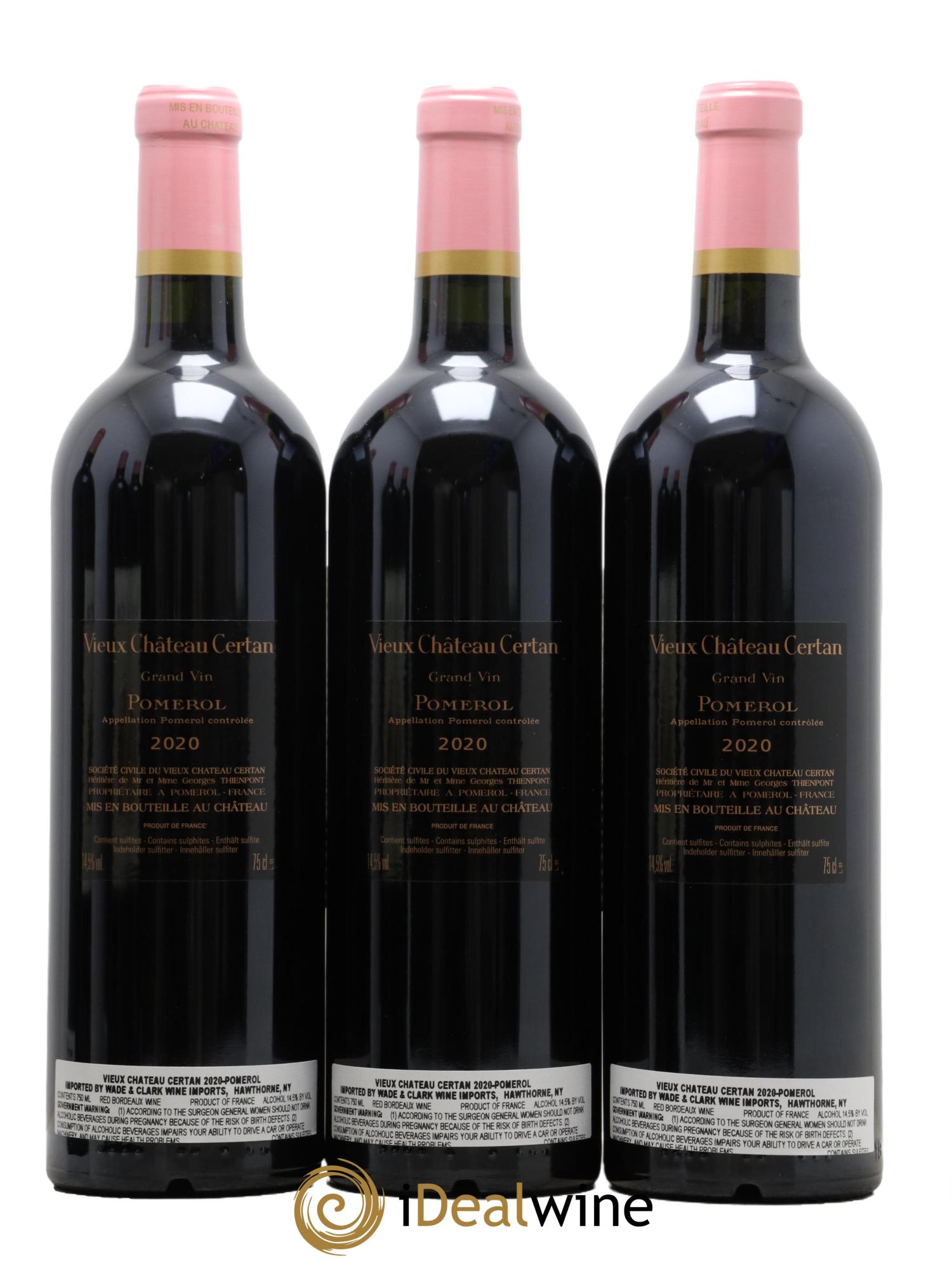 Vieux Château Certan 2020 - Posten von 6 Flaschen - 3