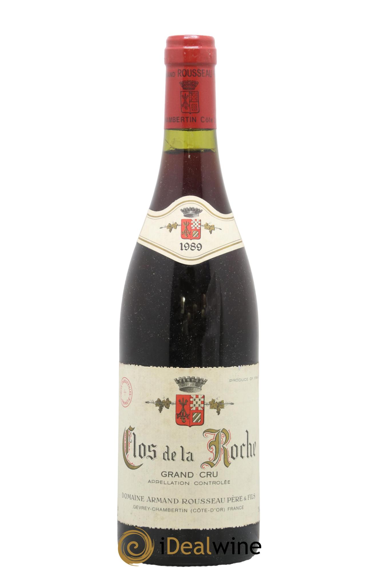 Clos de la Roche Grand Cru Armand Rousseau (Domaine) 1989 - Lot de 1 bouteille - 0
