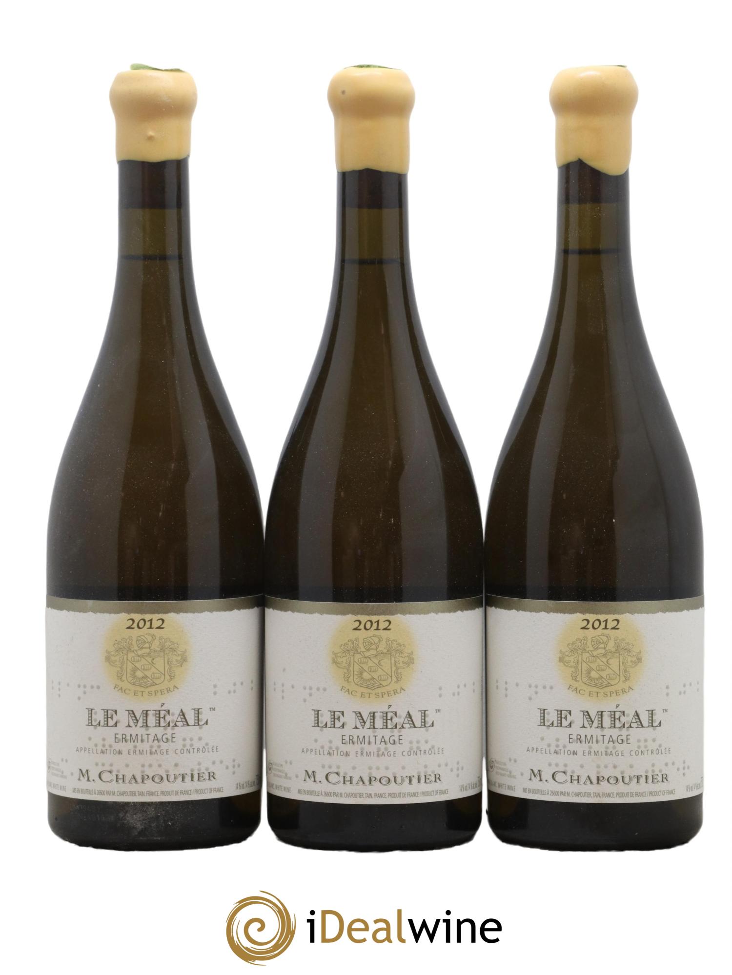 Hermitage Ermitage Le Méal Chapoutier 2012 - Lot of 6 bottles - 2