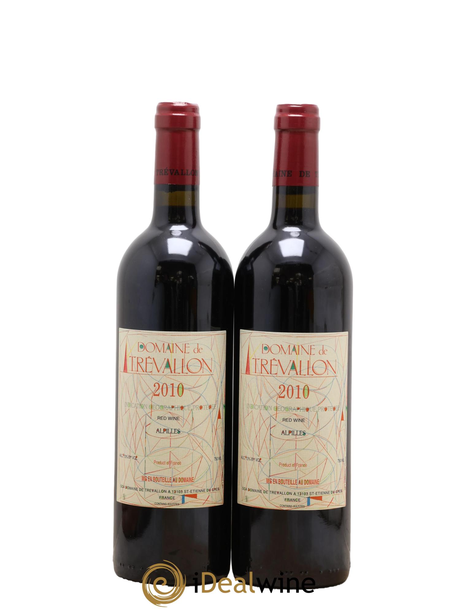 Alpilles Trévallon (Domaine de) Eloi Dürrbach 2010 - Lot de 2 bouteilles - 0