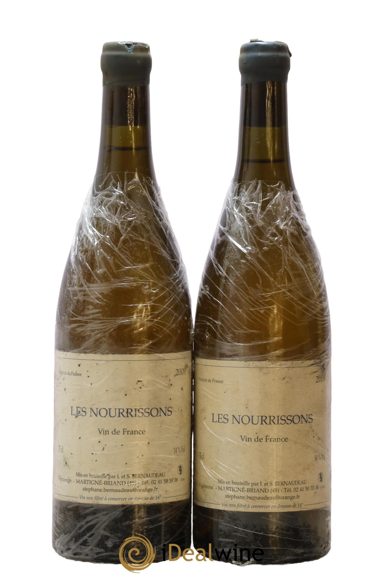 Vin de France Les Nourrissons Stéphane Bernaudeau 2009 - Lot de 2 bouteilles - 0