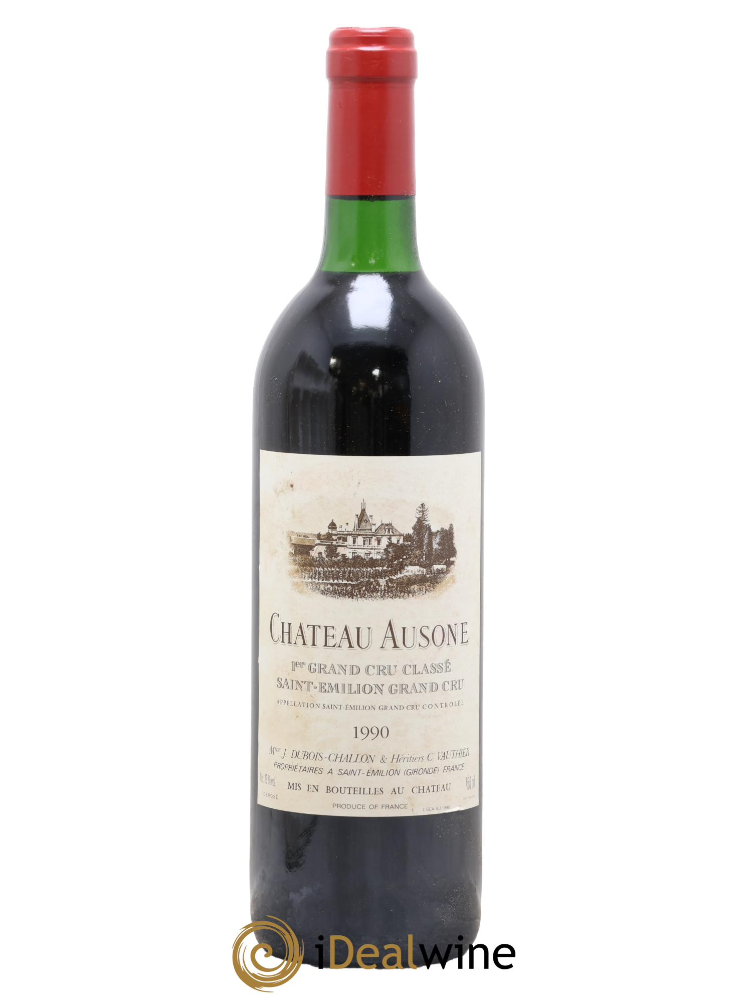 Château Ausone 1er Grand Cru Classé A 1990 - Lot de 1 bouteille - 0