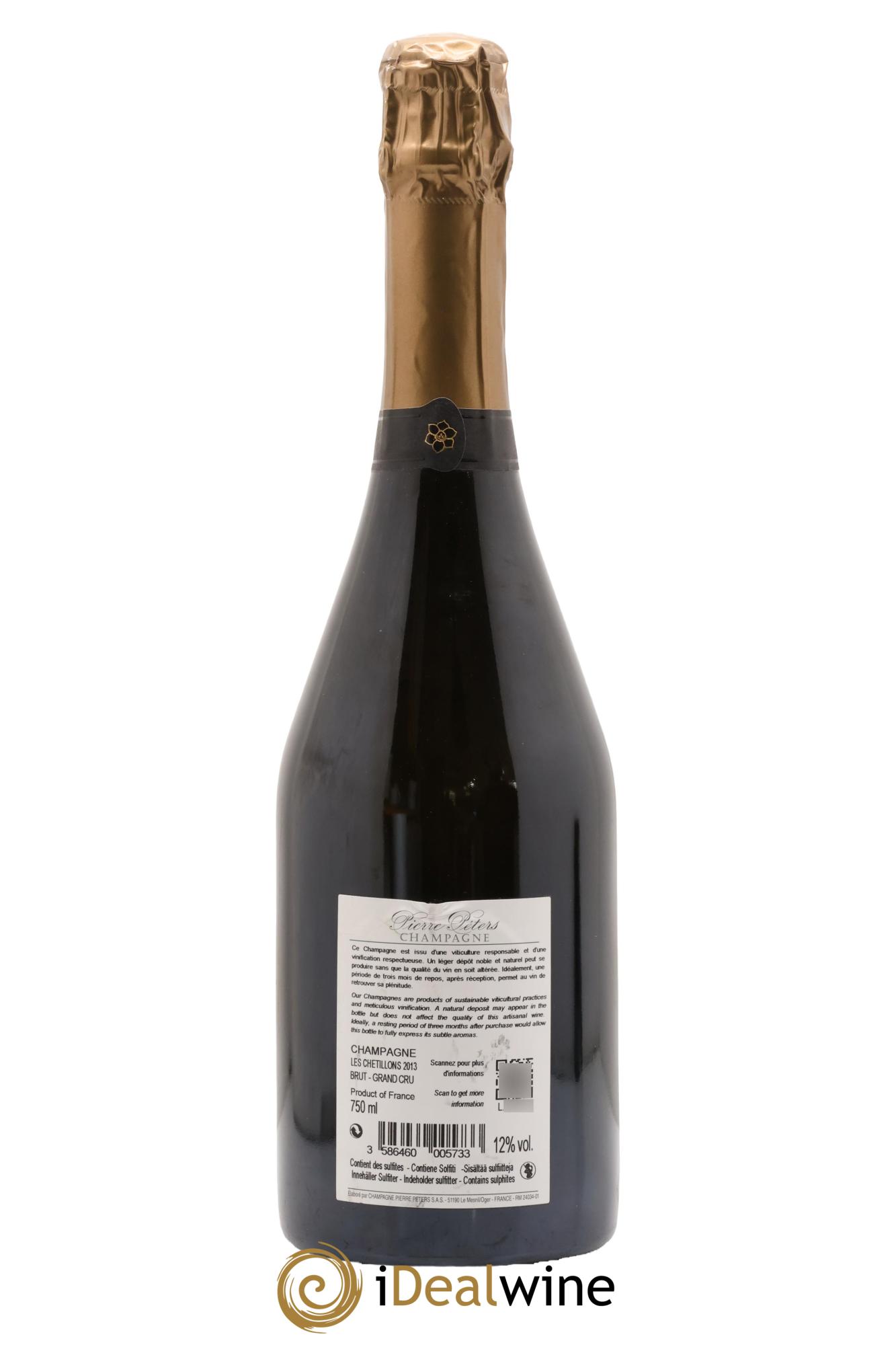 Cuvée Spéciale les Chétillons Blanc de Blancs Brut Pierre Péters 2013 - Lot de 1 bouteille - 1