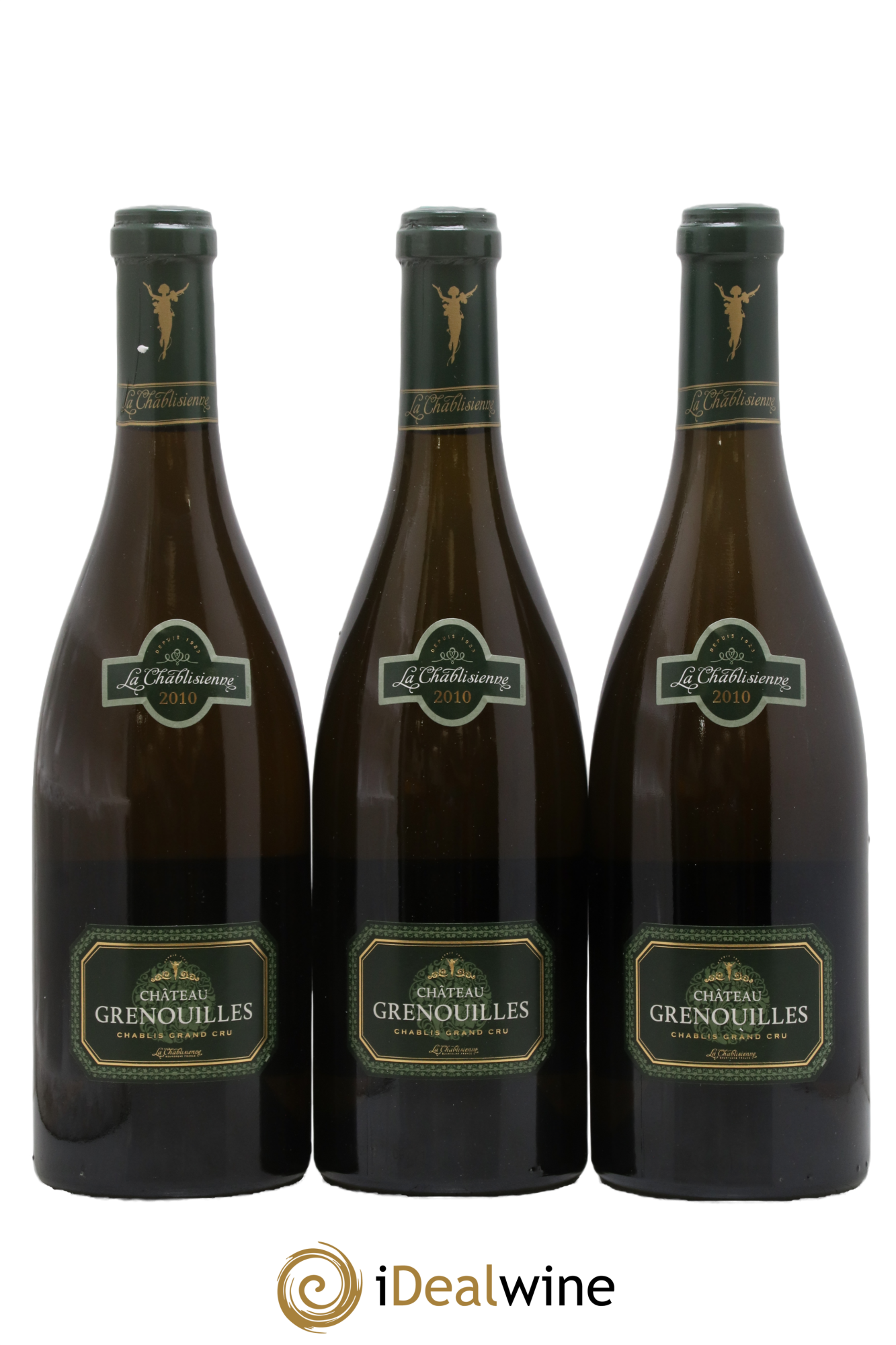 Chablis Grand Cru Grenouilles Château Grenouille - La Chablisienne 2010 - Lot de 3 bouteilles - 0