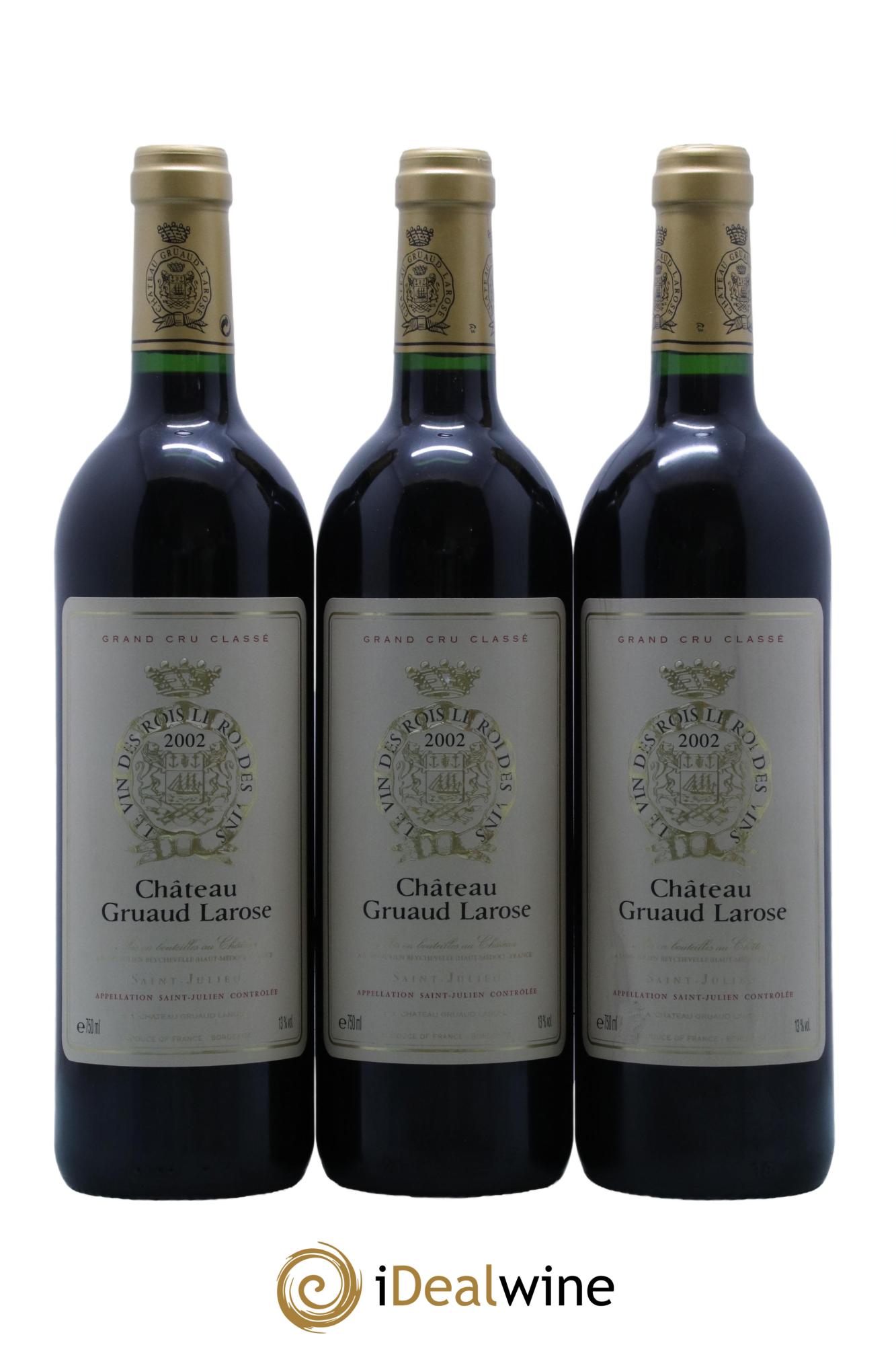 Château Gruaud Larose 2ème Grand Cru Classé 2002 - Lot de 6 bouteilles - 2