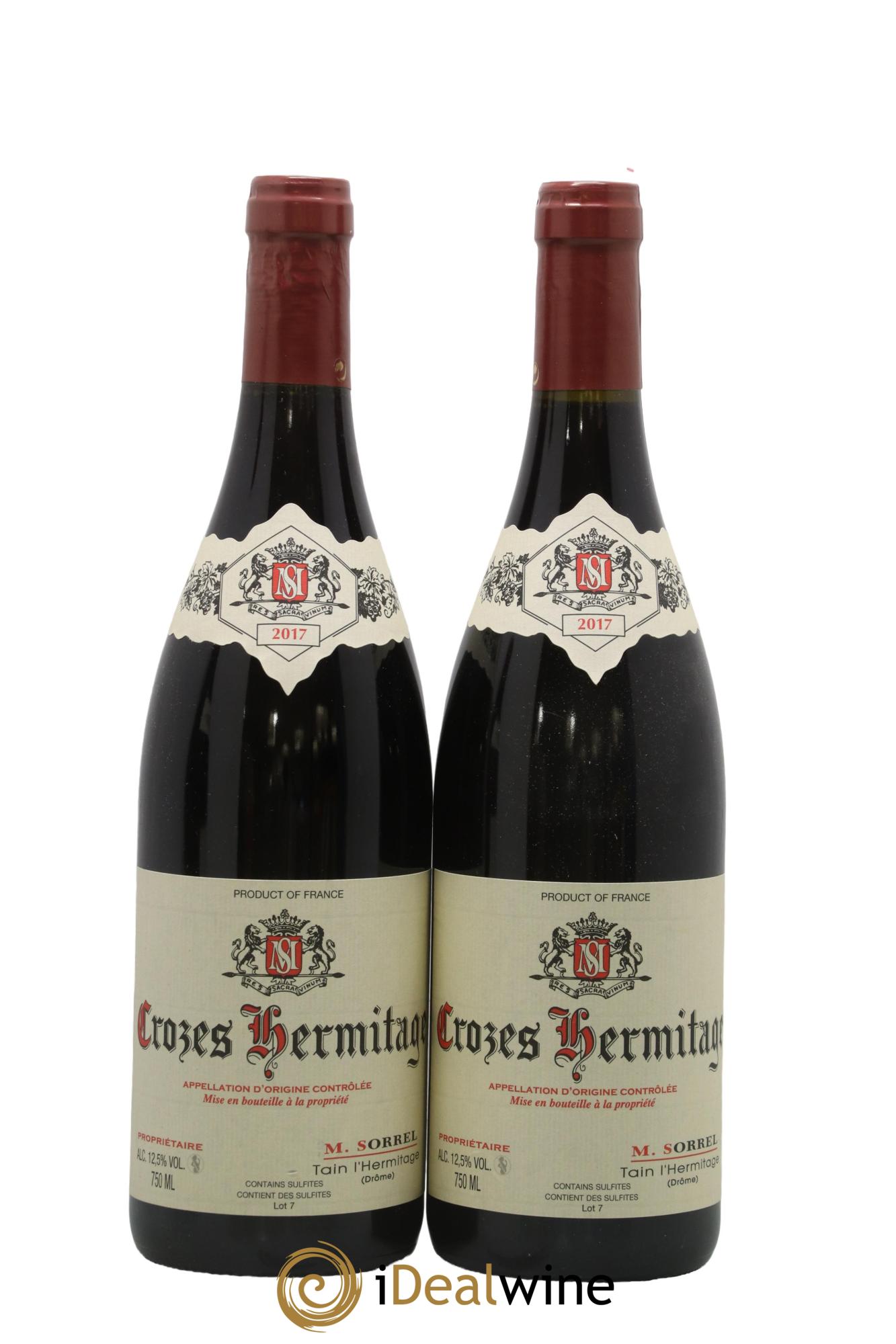 Crozes-Hermitage Marc Sorrel 2017 - Lot de 2 bouteilles - 0
