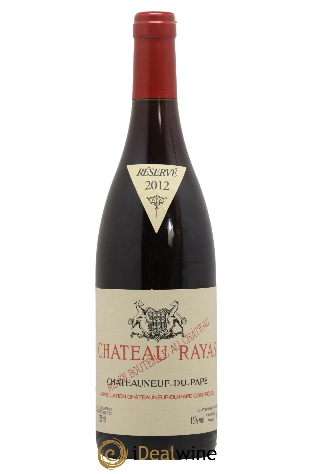 Châteauneuf-du-Pape Château Rayas Emmanuel Reynaud 2012 - Lot de 1 bouteille - 0