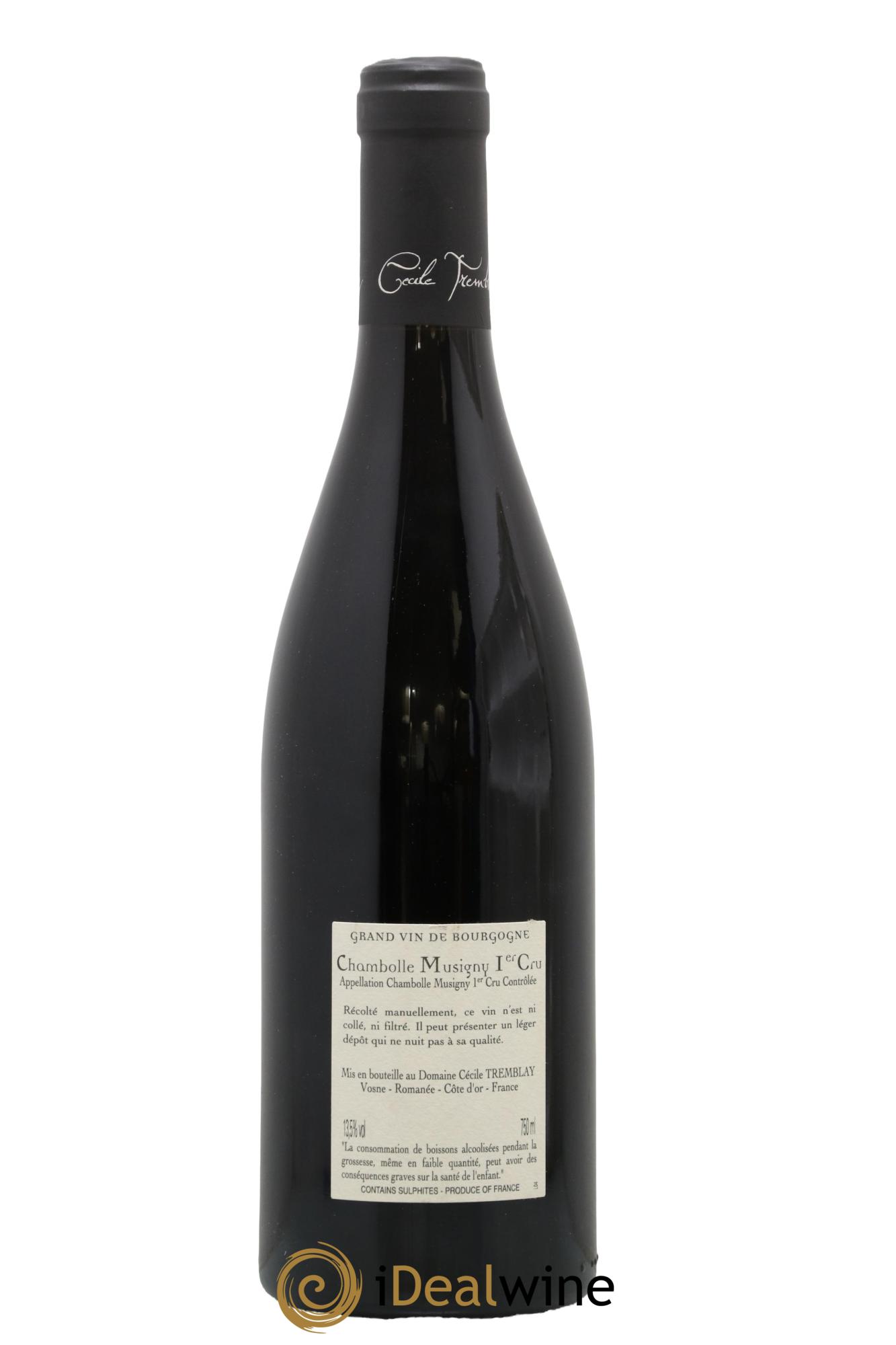 Chambolle-Musigny 1er Cru Les Feusselottes Cécile Tremblay 2020 - Lot of 1 bottle - 1