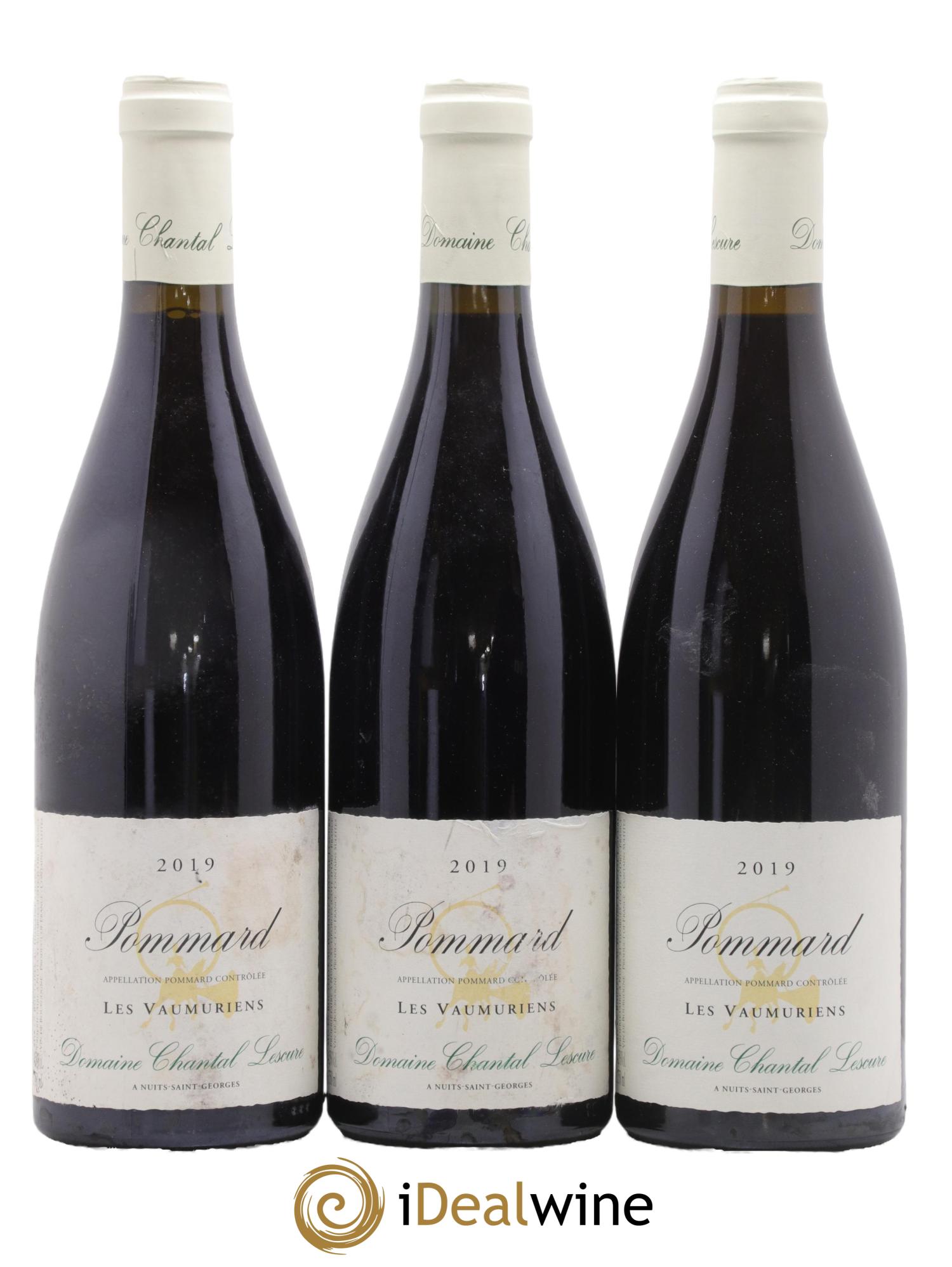 Pommard Les Vaumuriens Chantal Lescure 2019 - Lot de 3 bouteilles - 0