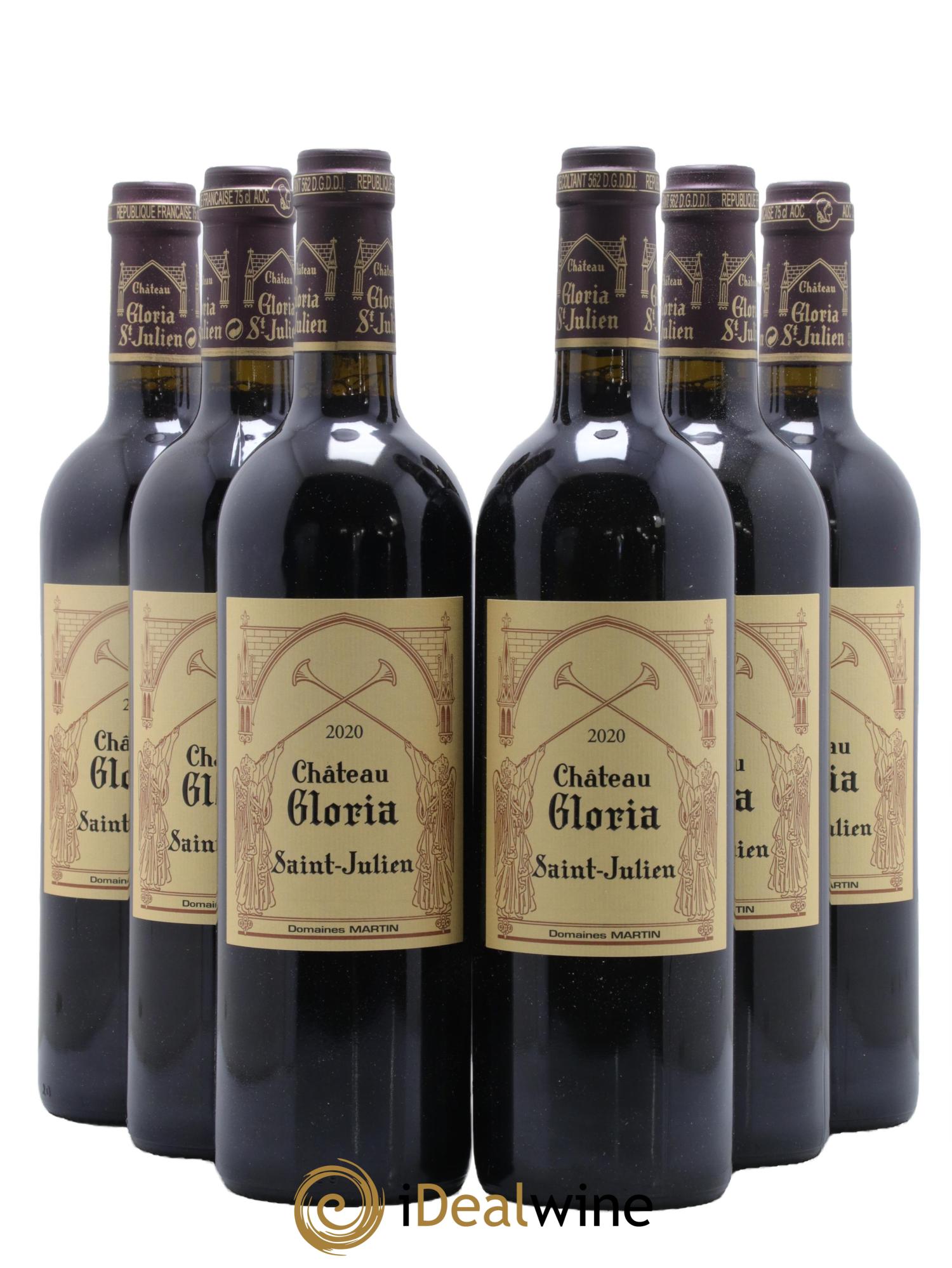 Château Gloria 2020 - Lot de 6 bouteilles - 0