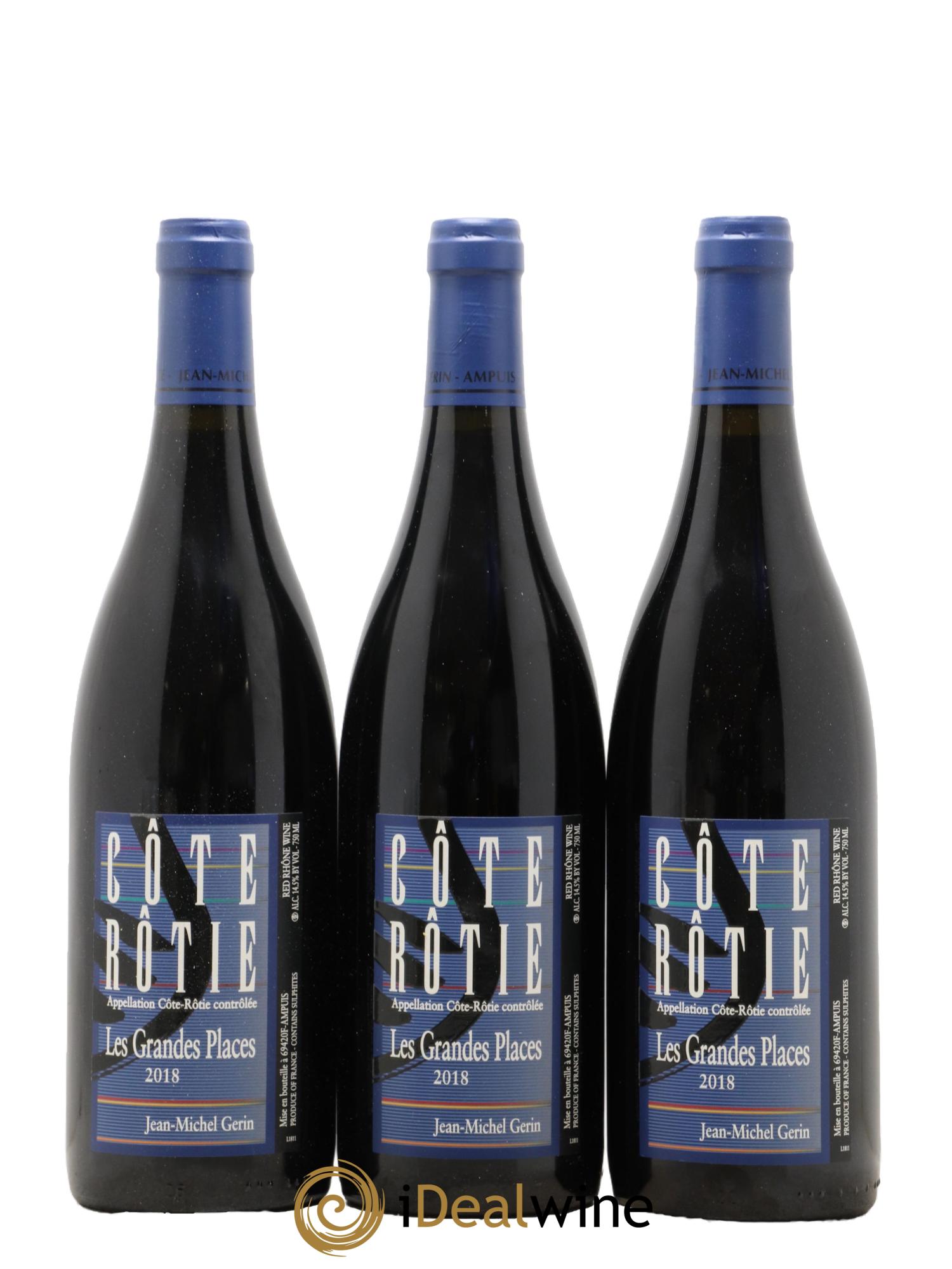 Côte-Rôtie Les Grandes Places Jean-Michel Gerin  2018 - Posten von 6 Flaschen - 1