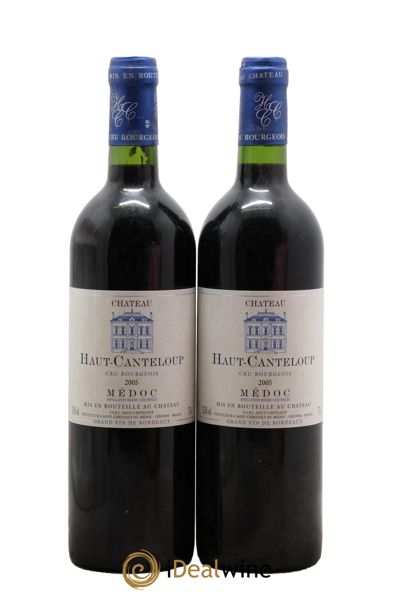 Château Haut Canteloup Cru Bourgeois Château Haut Canteloup 2005 - Lot de 2 bouteilles - 0