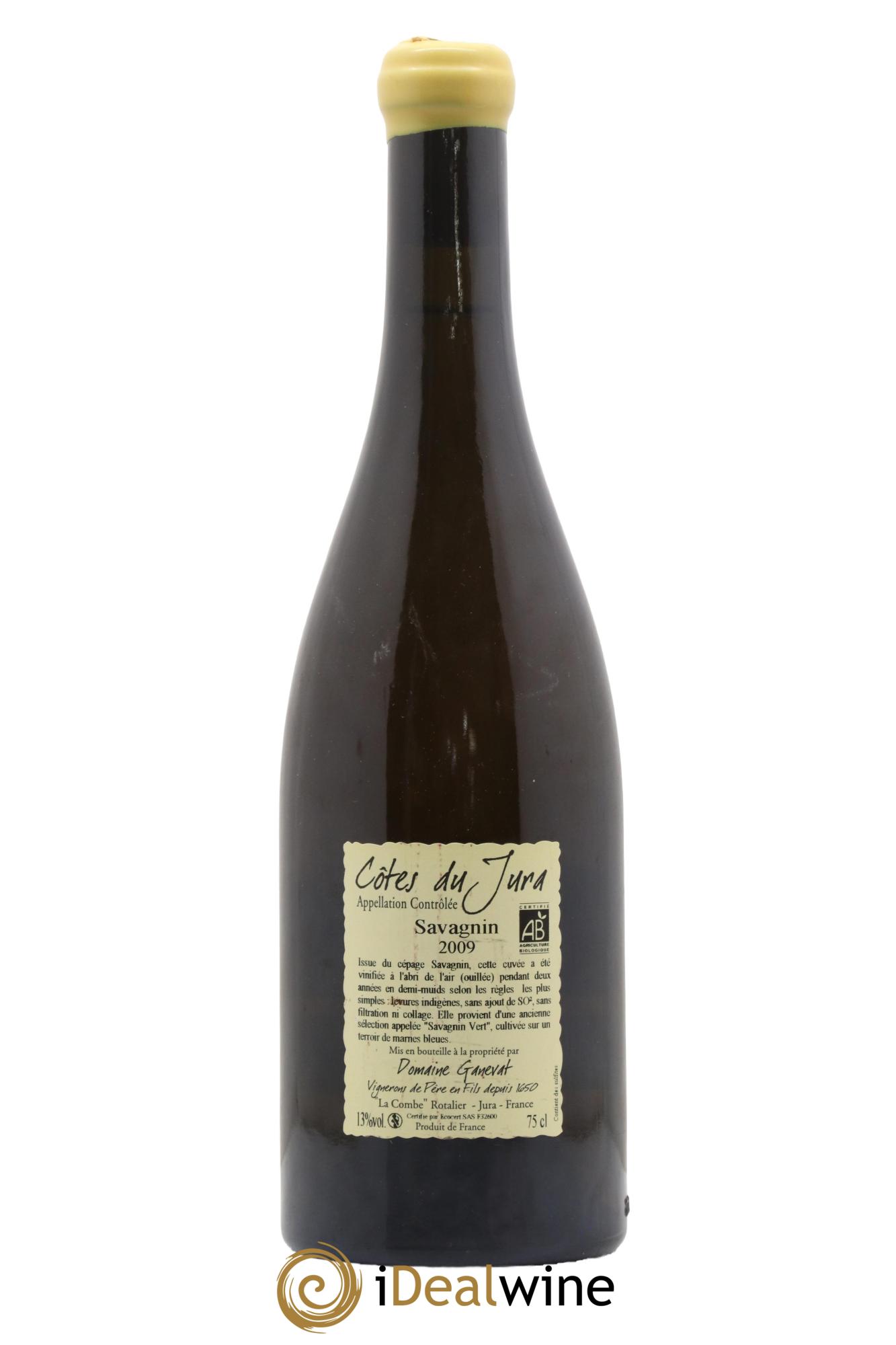 Côtes du Jura Les Chalasses Marnes Bleues Jean-François Ganevat (Domaine) 2009 - Lot of 1 bottle - 1