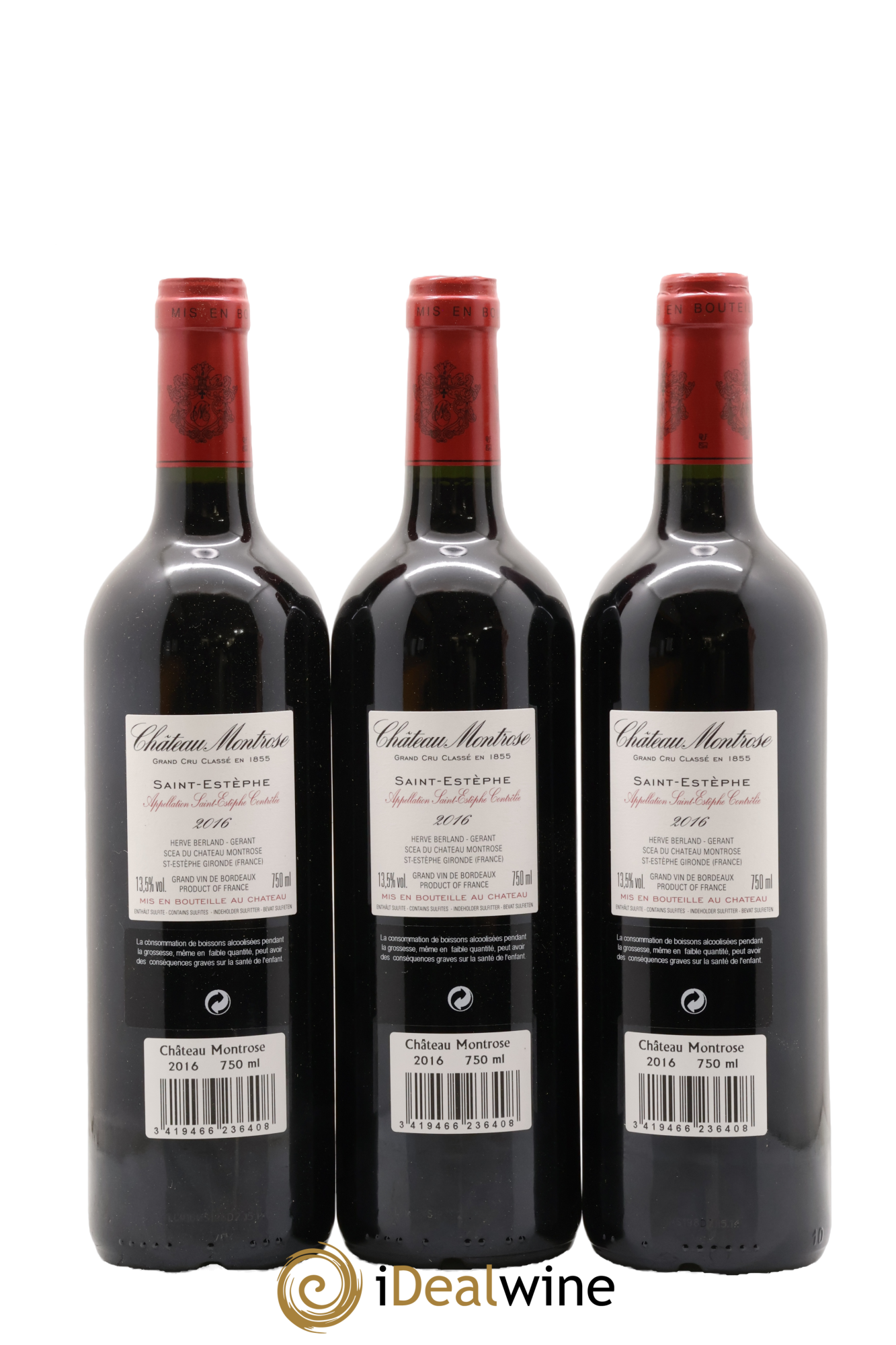 Château Montrose 2ème Grand Cru Classé 2016 - Lot of 6 bottles - 2
