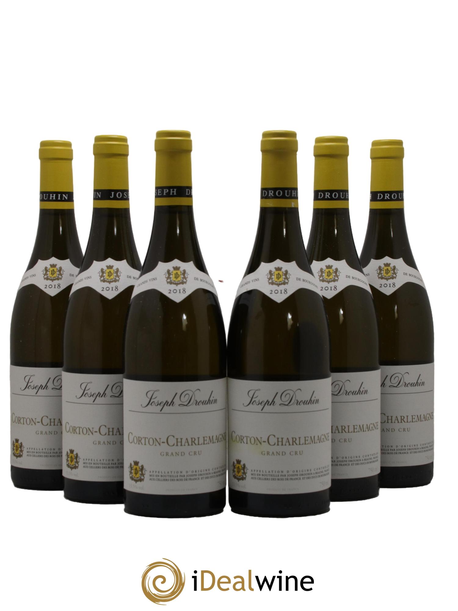 Corton-Charlemagne Grand Cru Joseph Drouhin 2018 - Lot de 6 bouteilles - 0