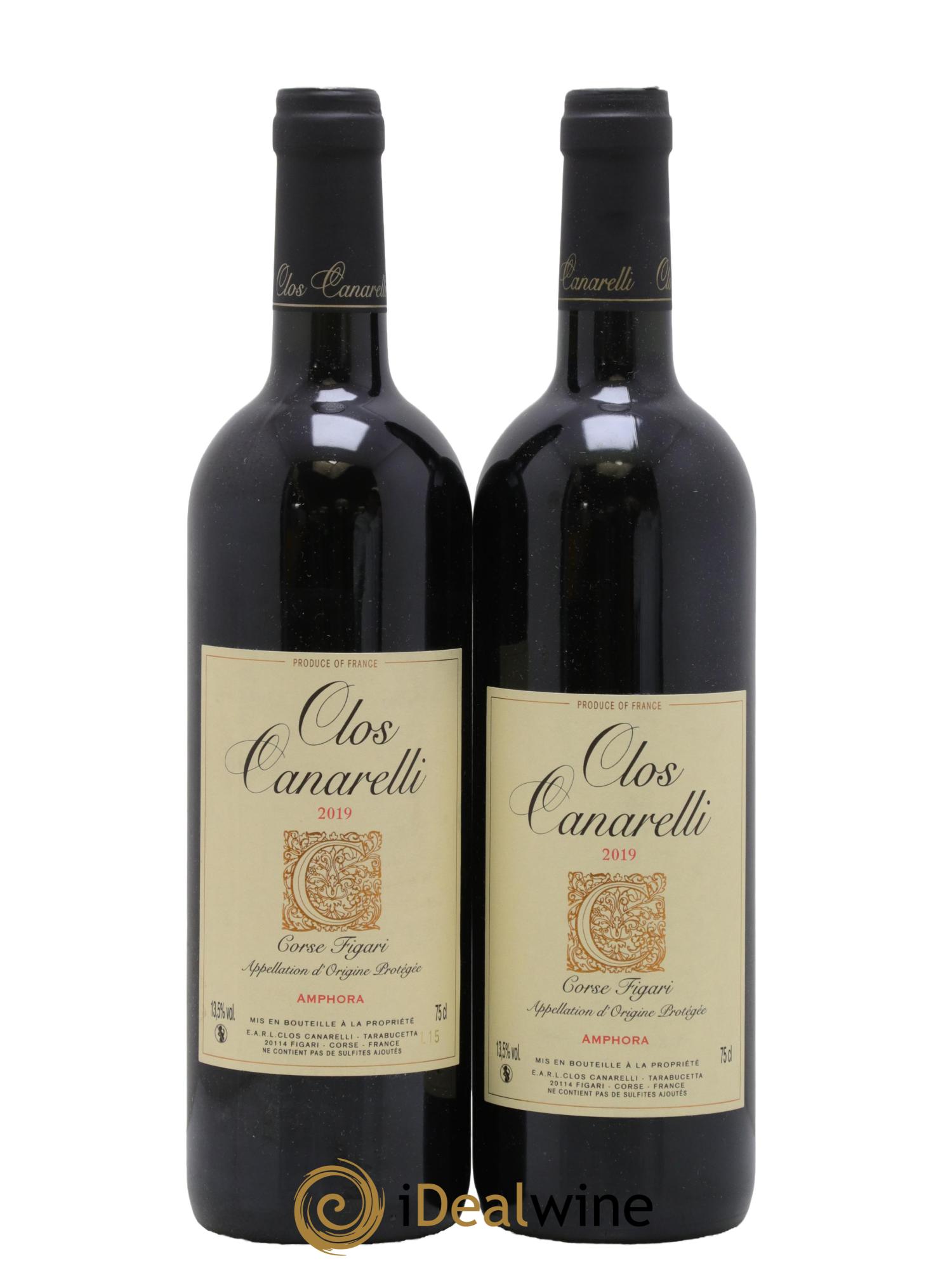 Figari Amphora Clos Canarelli 2019 - Lot of 2 bottles - 0