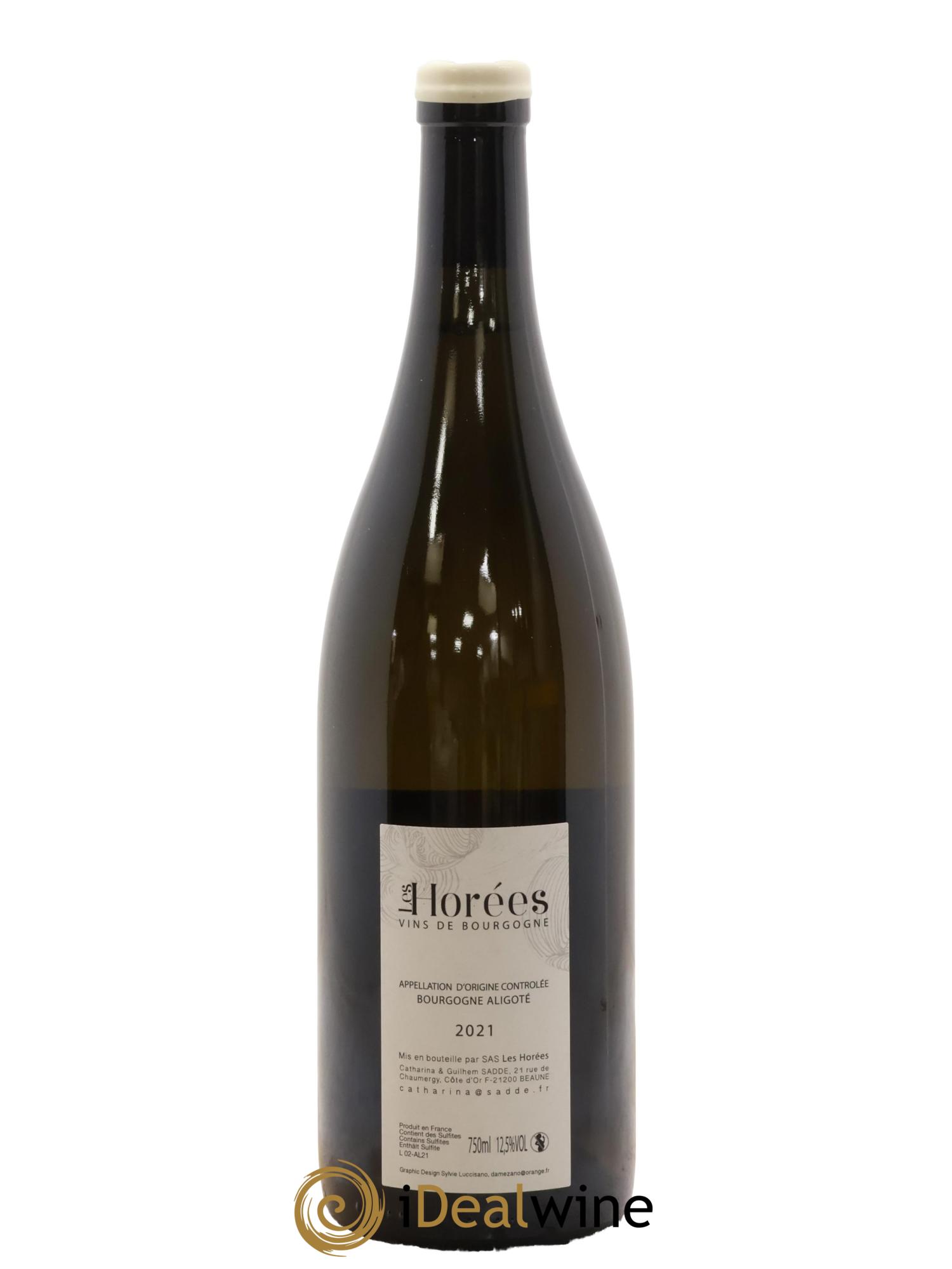 Bourgogne Aligoté En Coulezain Les Horées 2021 - Lot de 1 bouteille - 1