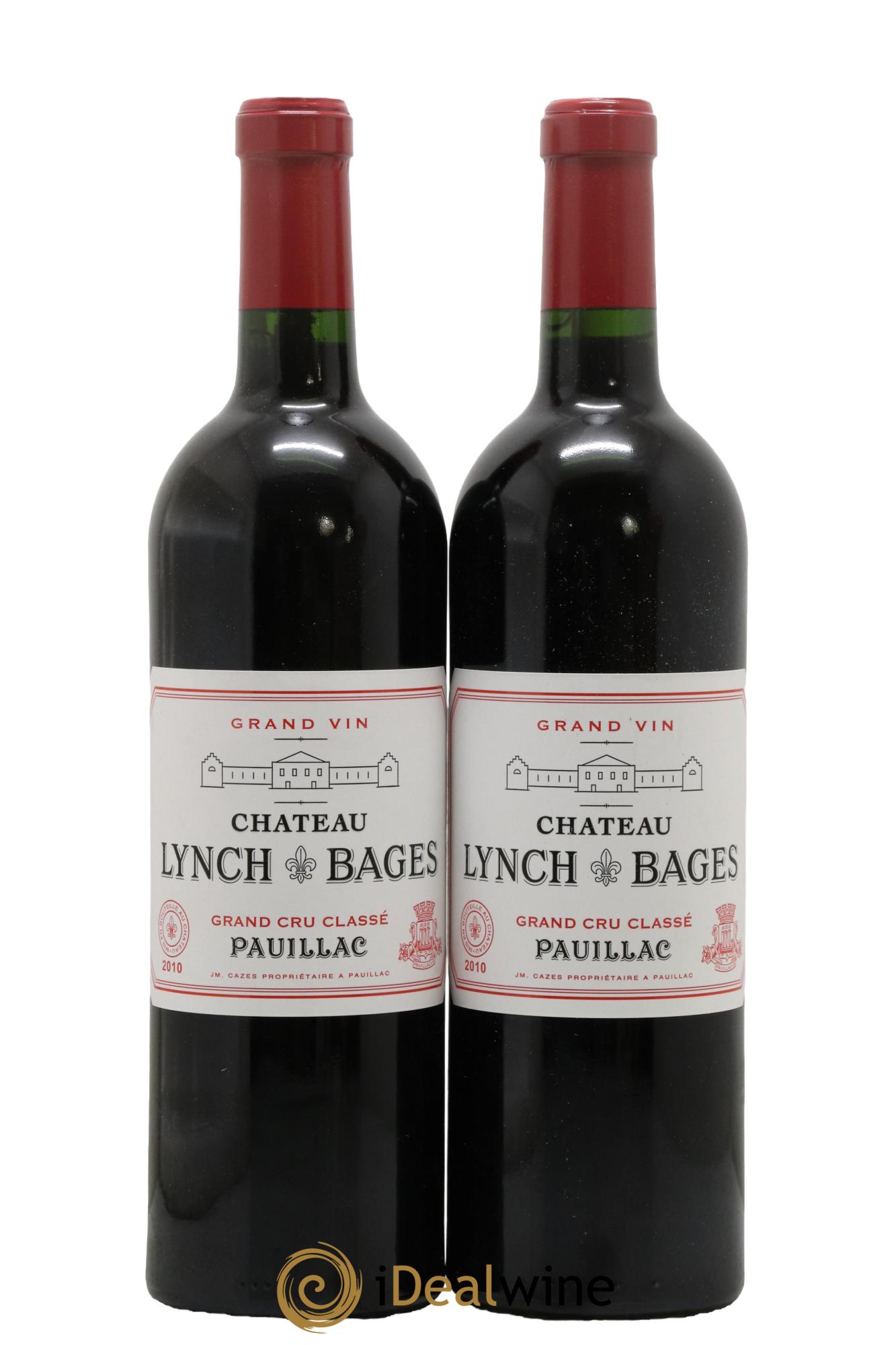 Château Lynch Bages 5ème Grand Cru Classé 2010 - Lotto di 2 bottiglie - 0