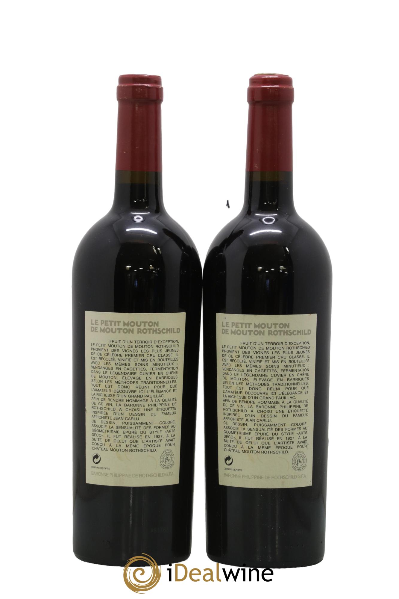 Petit Mouton Second Vin 2005 - Lot of 2 bottles - 1