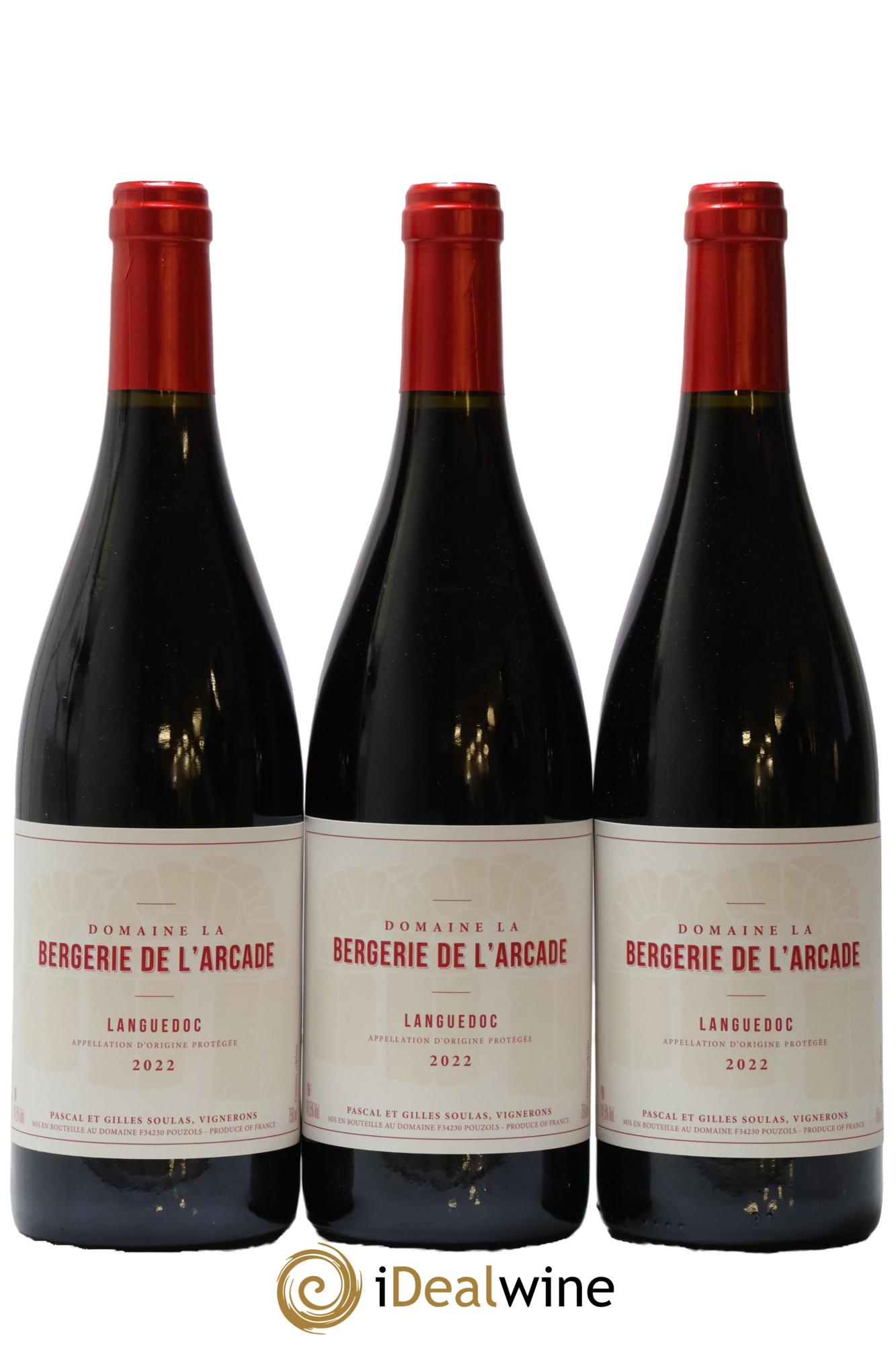 Languedoc La Bergerie de l'Arcade (Domaine) 2022 - Lot de 3 bouteilles - 0