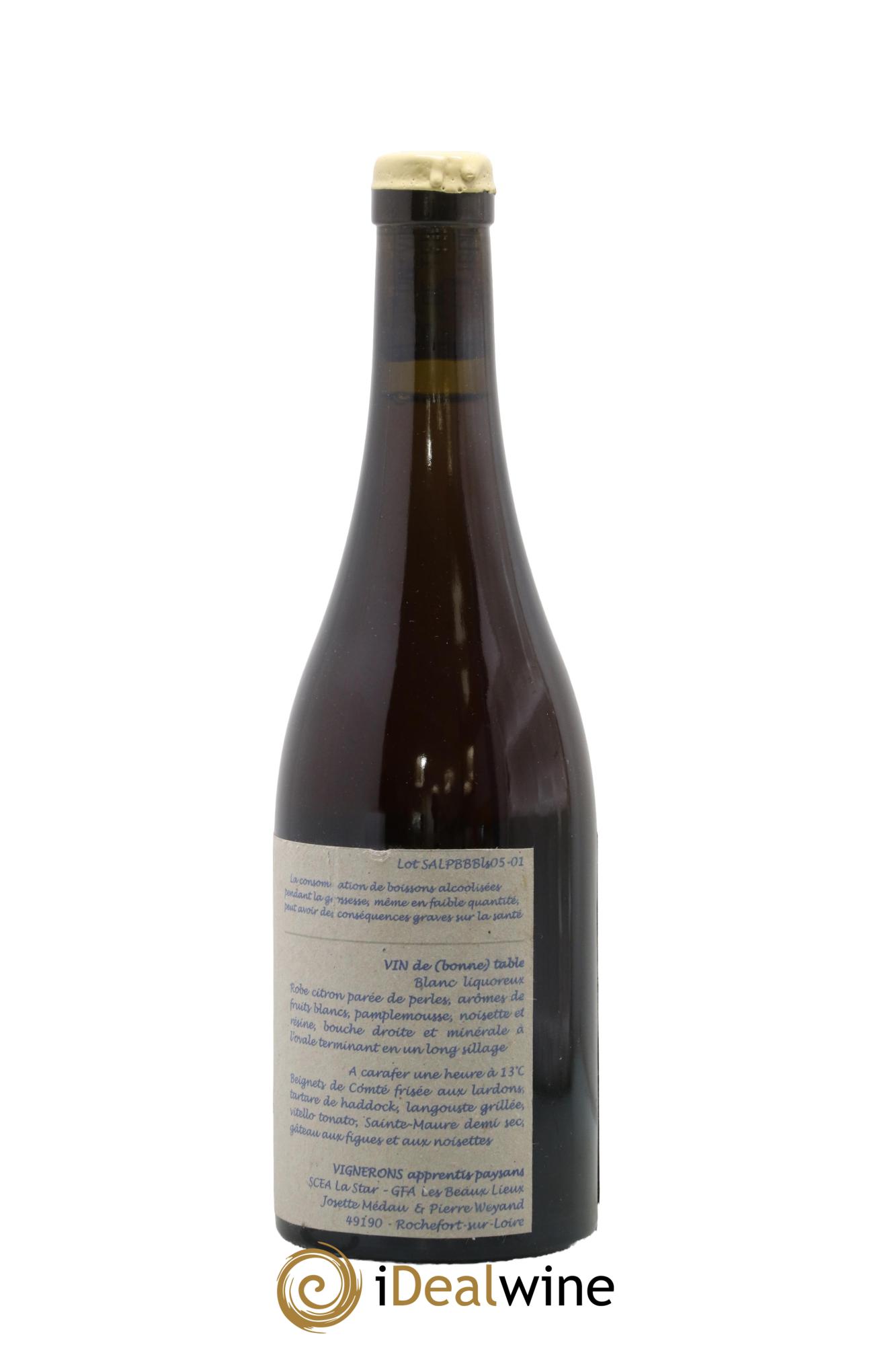 Vin de France Un vin de Terre Libre comme l'Air Le Bouquet du Paradis des Bonnes Blanches Josette Medau & Pierre Weyand 2006 - Lot de 1 format 50cl - 1