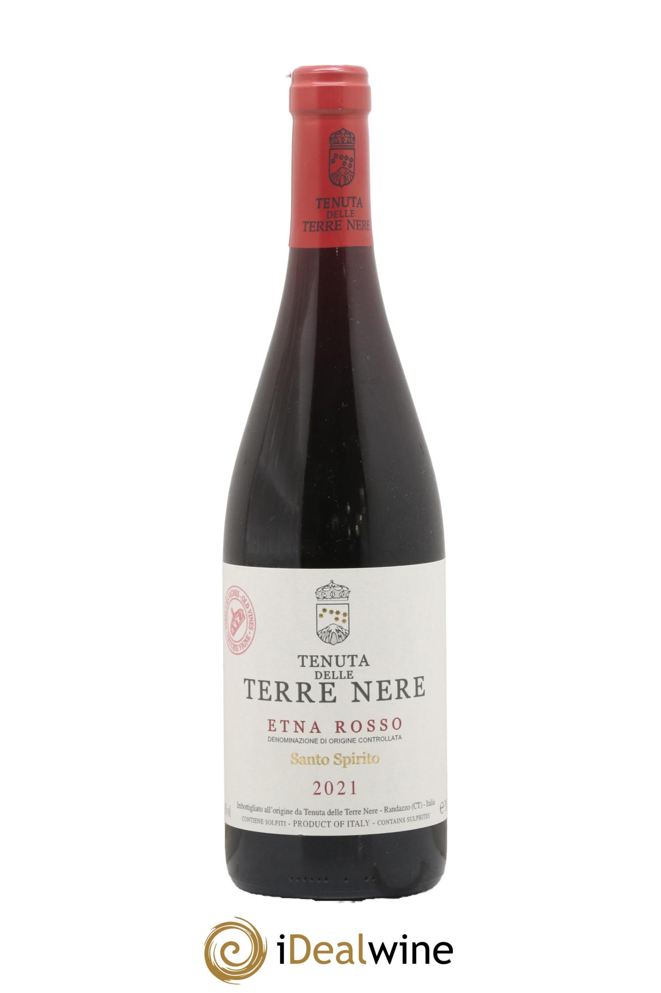 Etna Rosso DOC Tenuta delle Terre Nere Santo Spirito Vieilles Vignes 2021 - Lot de 1 bouteille - 0