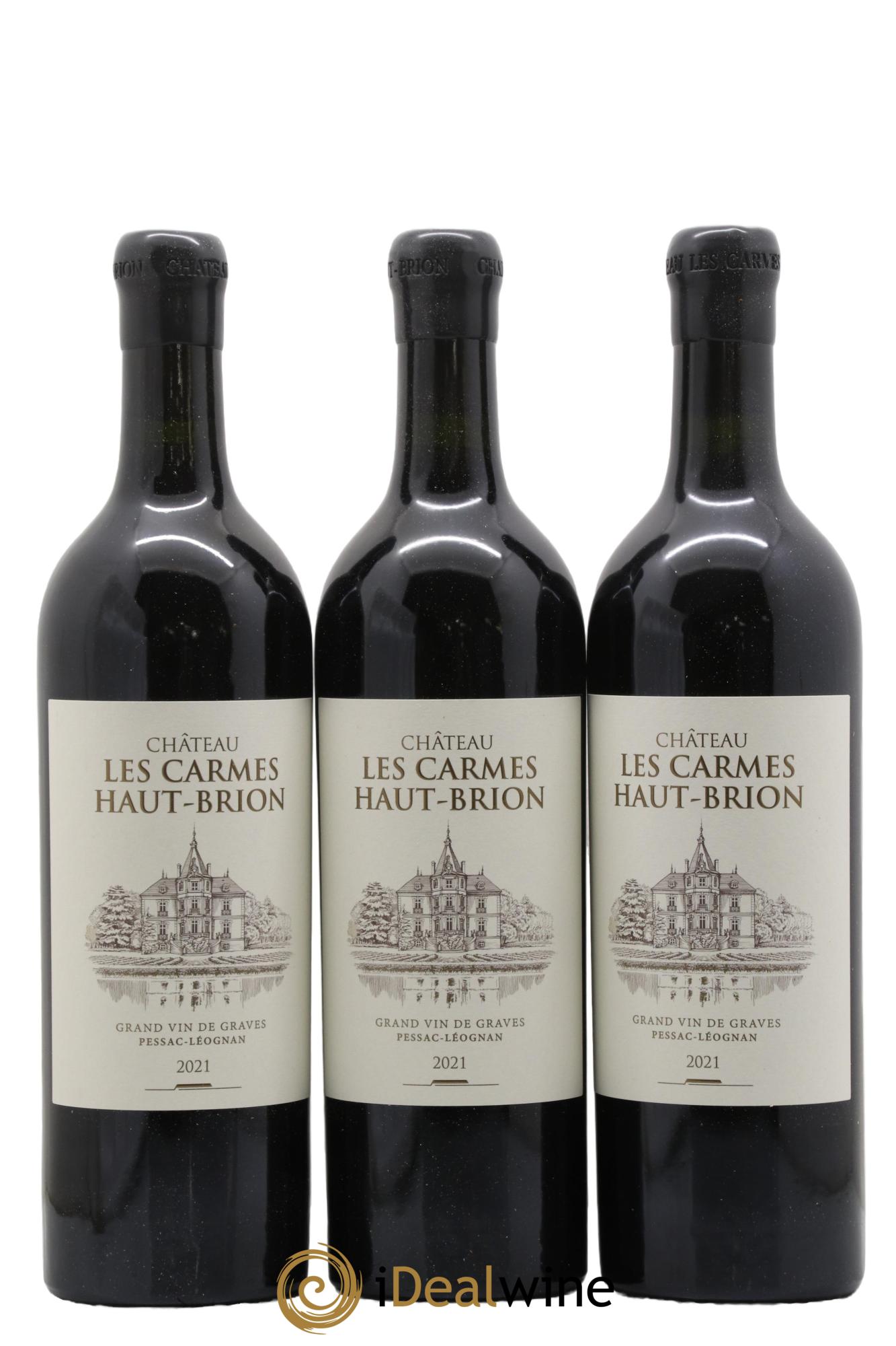 Château Les Carmes Haut-Brion 2021 - Lotto di 3 bottiglie - 0