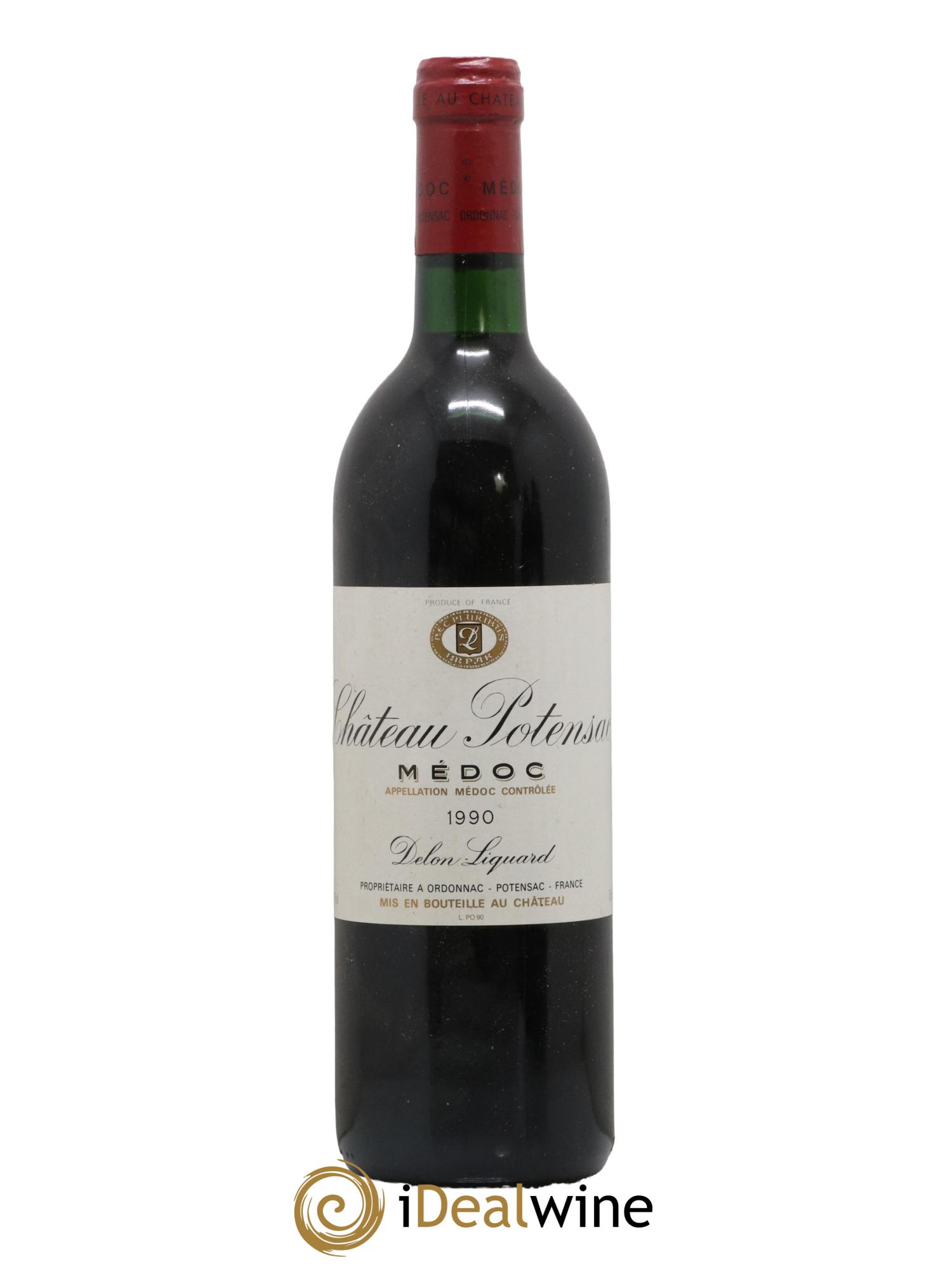 Château Potensac 1990 - Lot de 1 bouteille - 0