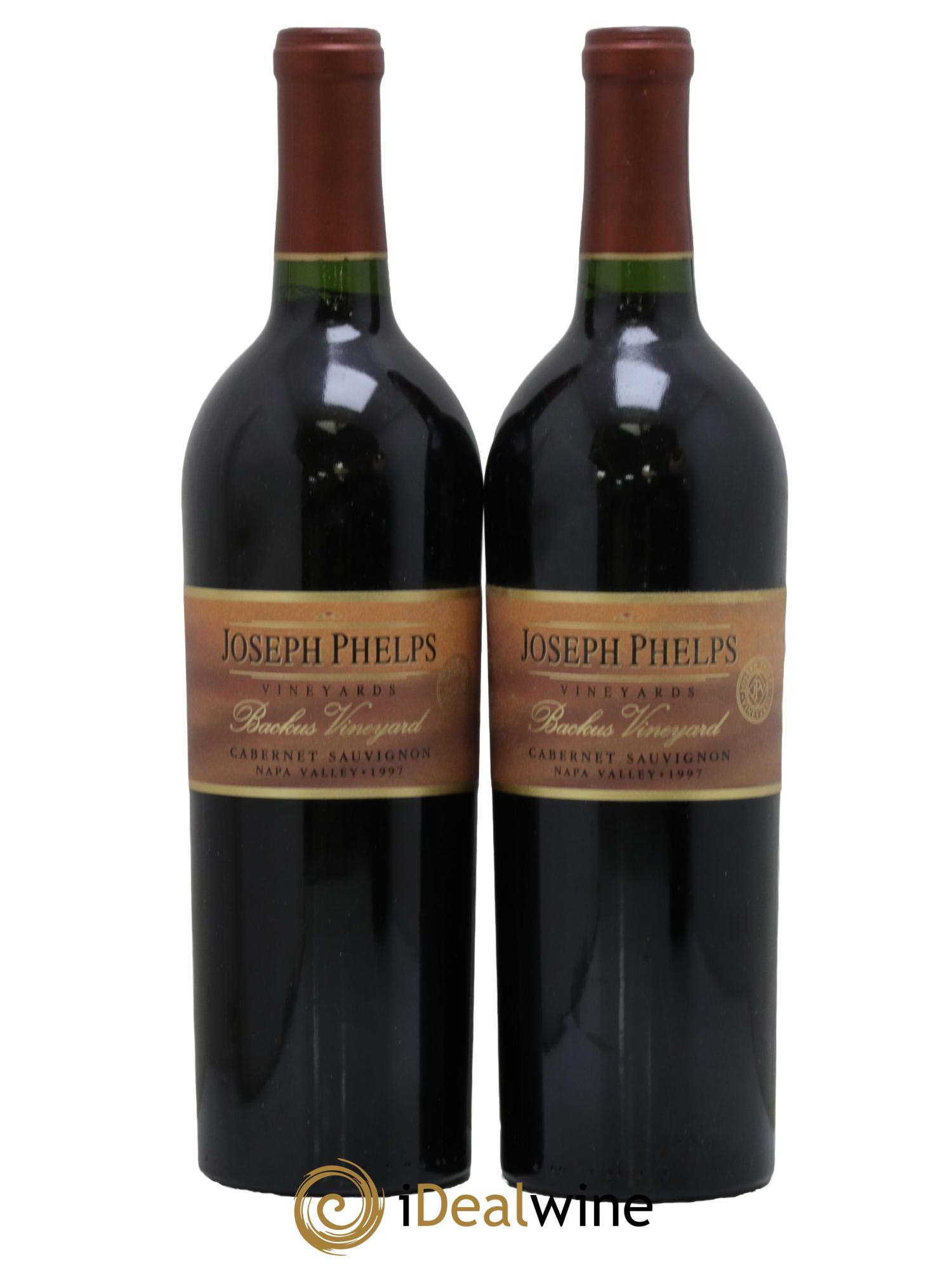 Napa Valley Backus Joseph Phelps 1997 - Lot de 2 bouteilles - 0