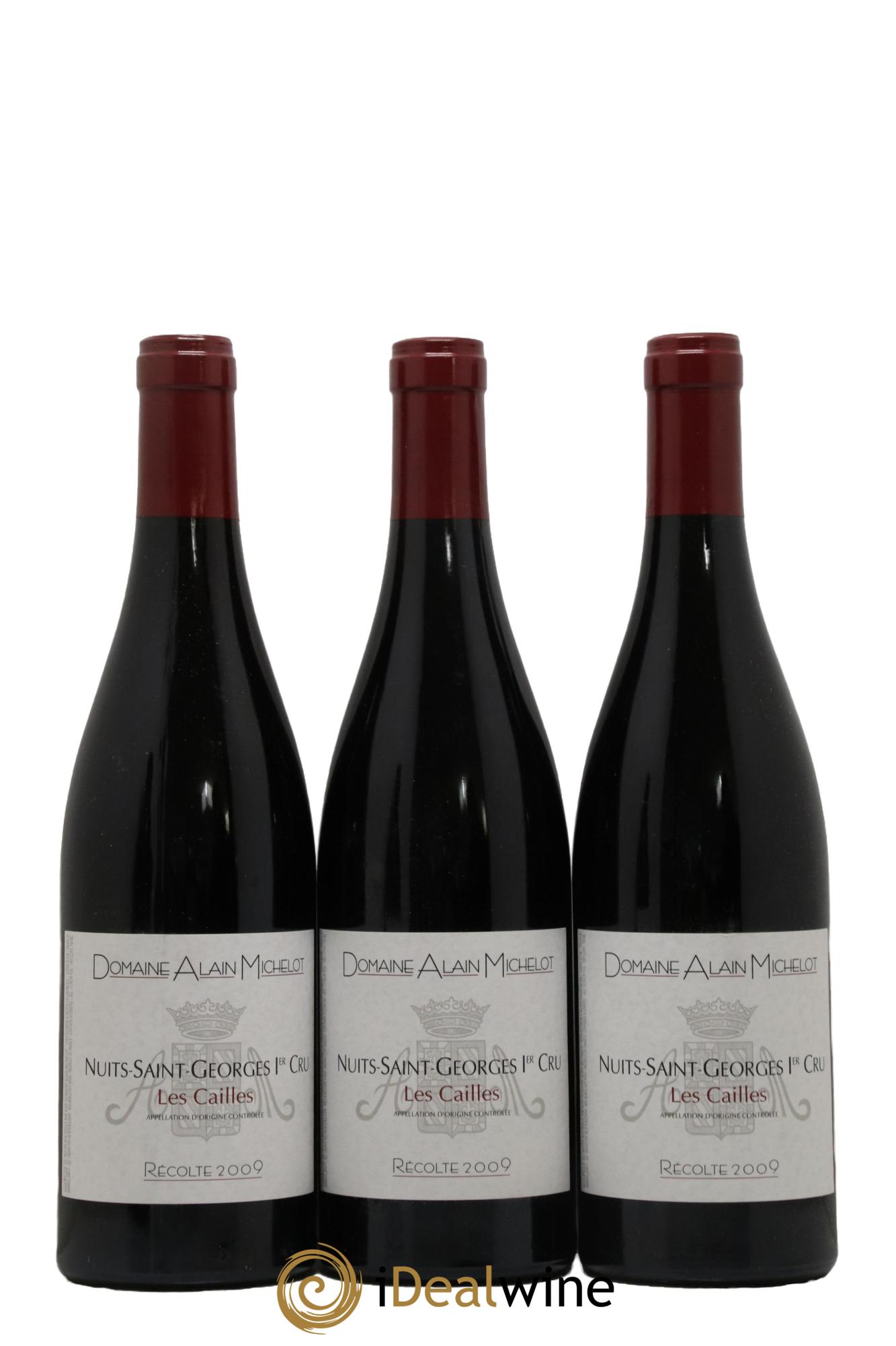 Nuits-Saint-Georges 1er Cru Les Cailles Alain Michelot (Domaine) 2009 - Lot de 3 bouteilles - 0