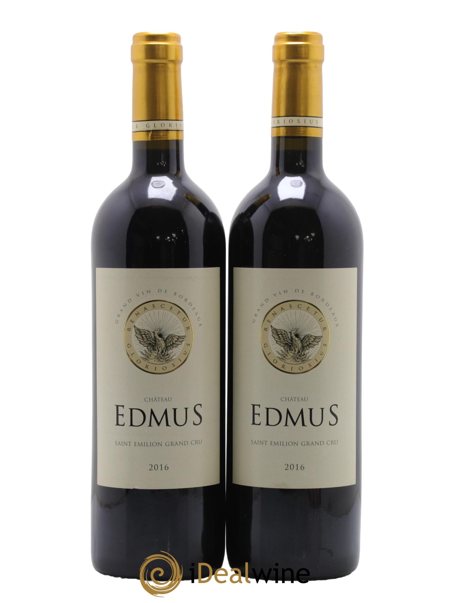 Château Edmus Grand Cru 2016 - Lot de 2 bouteilles - 0