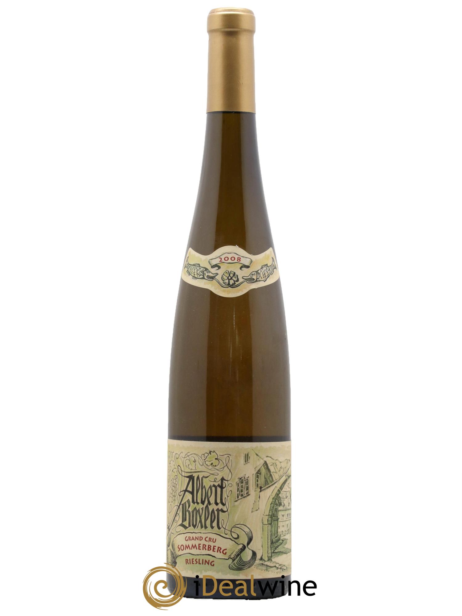 Alsace Riesling Grand Cru Sommerberg Jeunes Vignes Albert Boxler 2008 - Lot de 1 bouteille - 0