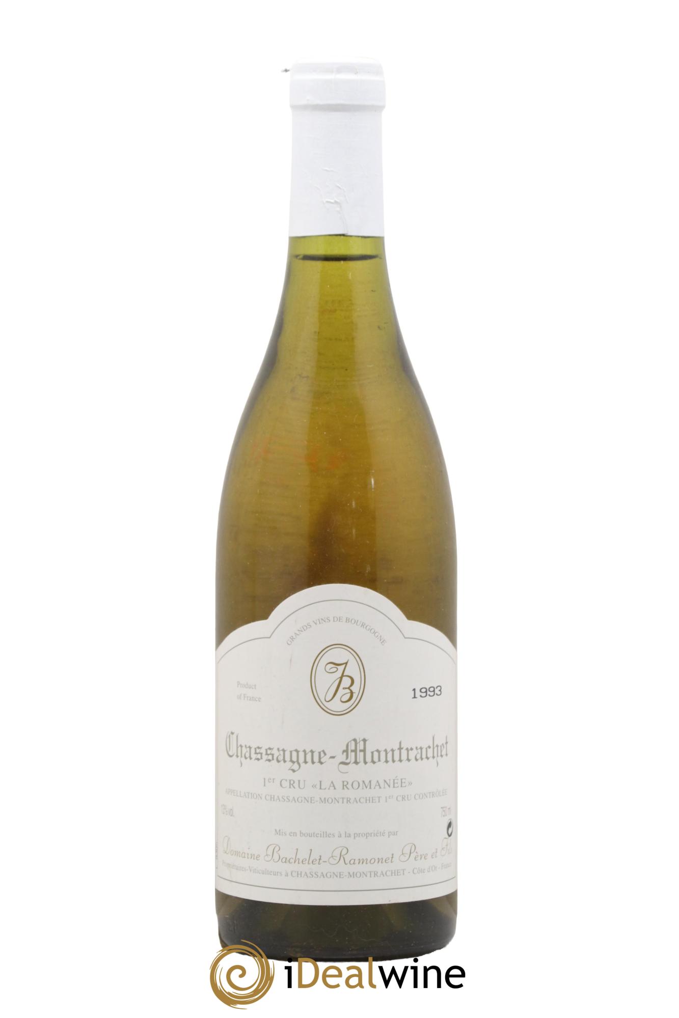 Chassagne-Montrachet 1er Cru La Romanée Bachelet-Ramonet (Domaine) 1993 - Lot of 1 bottle - 0